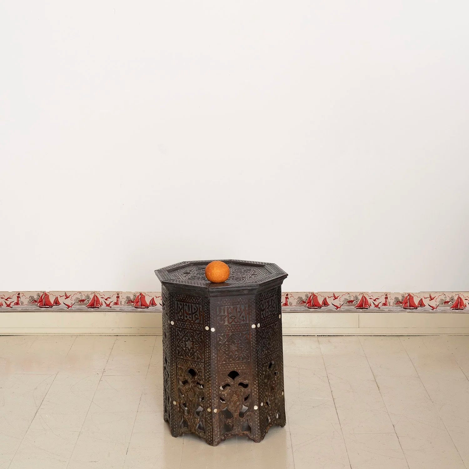 19TH CENTURY SYRIAN CALLIGRAPHY TABLE