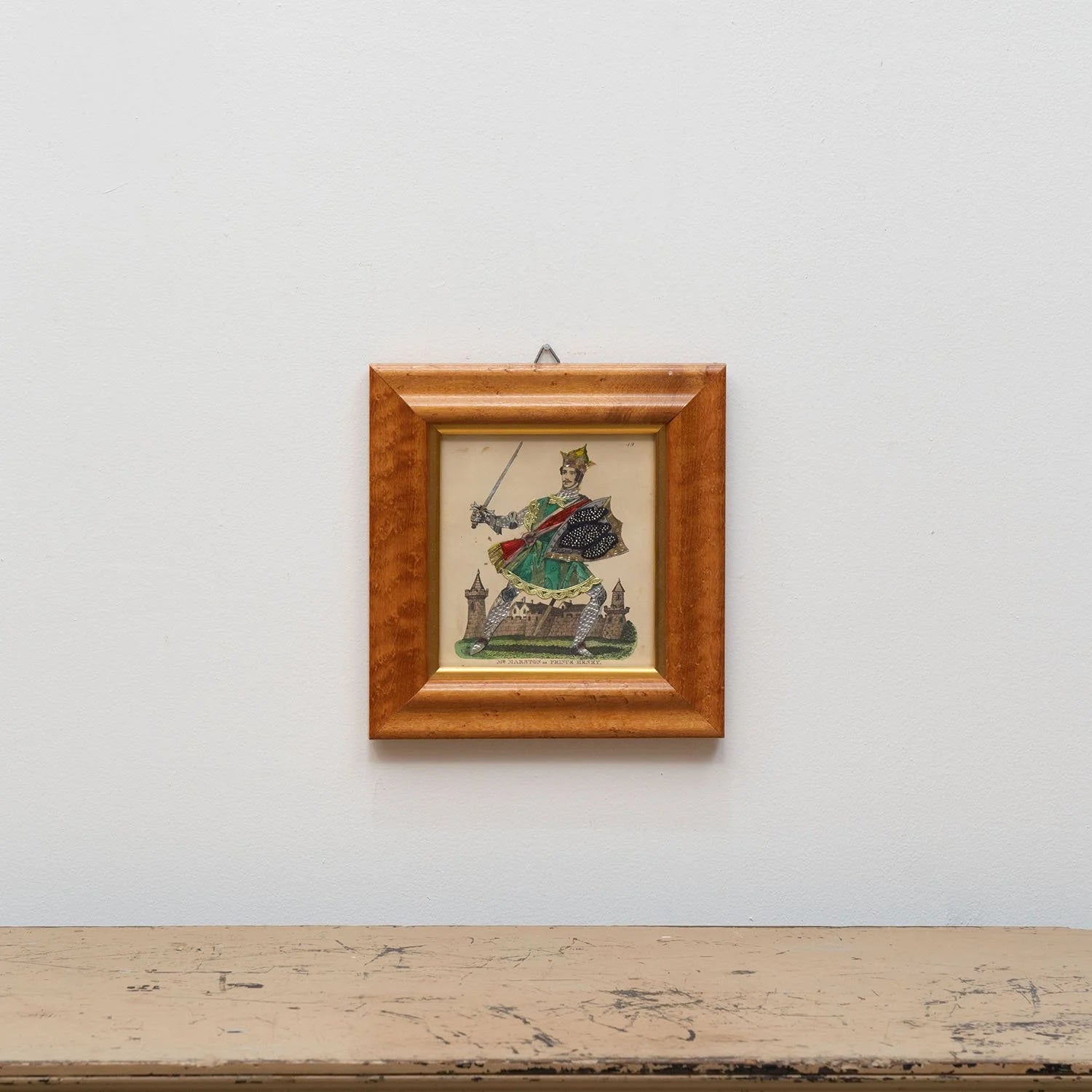 GROUP OF 9 TINSEL PAINTINGS