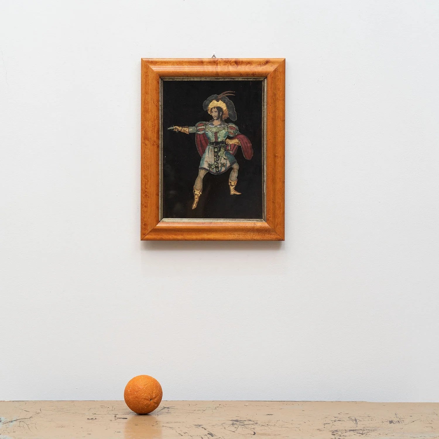 GROUP OF 9 TINSEL PAINTINGS