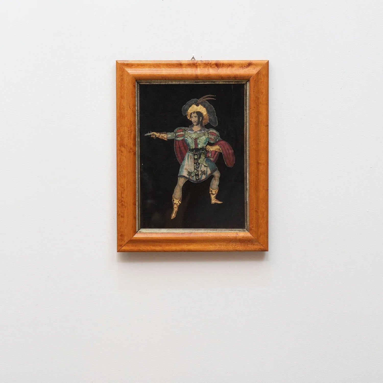 GROUP OF 9 TINSEL PAINTINGS