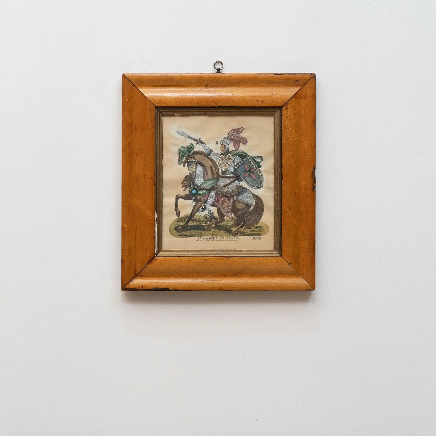 GROUP OF 9 TINSEL PAINTINGS