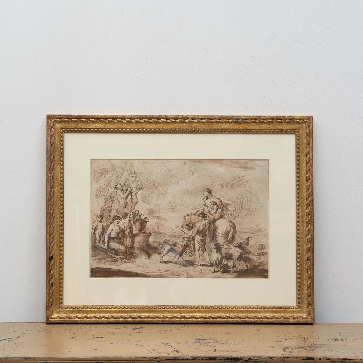 18TH CENTURY ETCHING BY FRANCESCO BARTOLOZZI I