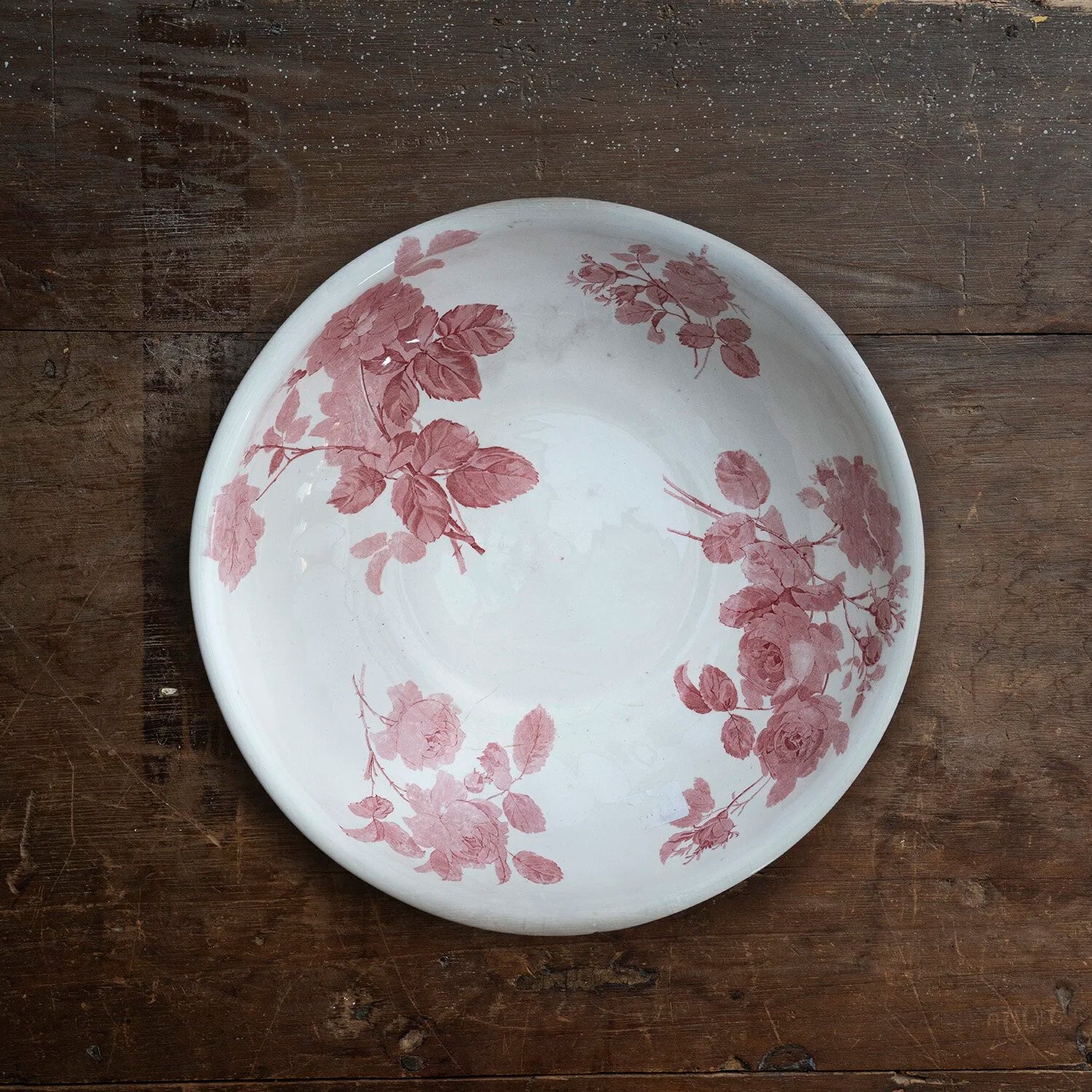 AESTHETIC MOVEMENT MINTONS TRANSFERWARE LARGE BOWL