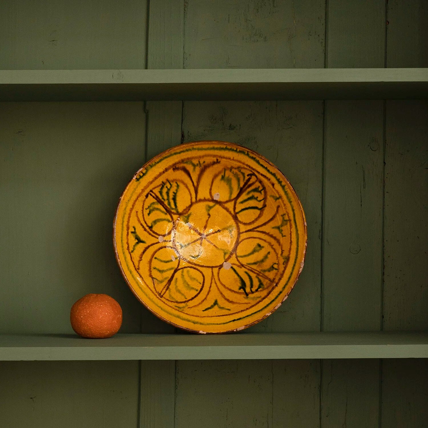 ANATOLIAN YELLOW DECORATED BOWL