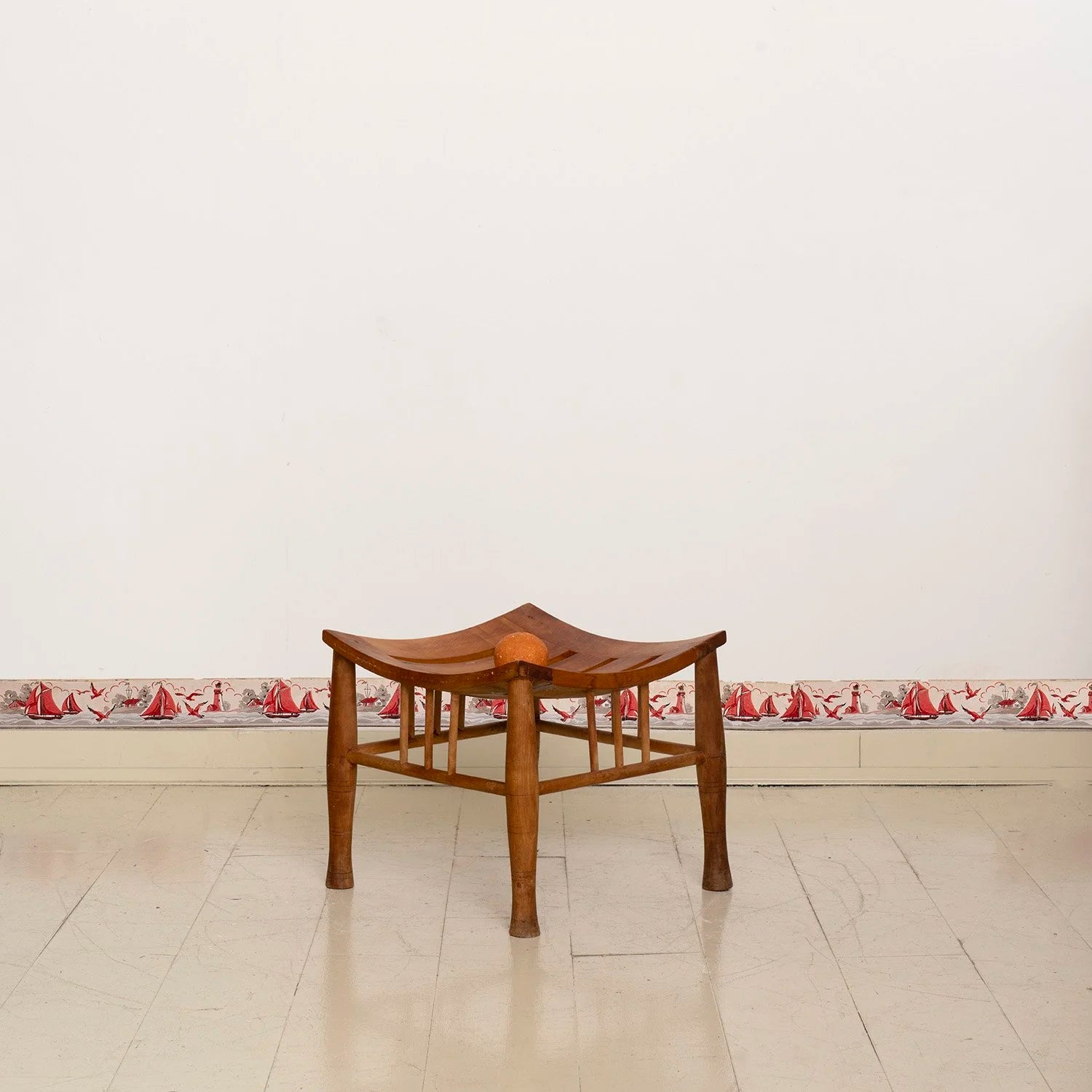 ANTIQUE THEBES STOOL