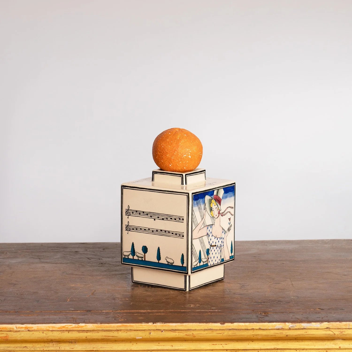 ART DECO VASE BY ROBERT LALLEMANT