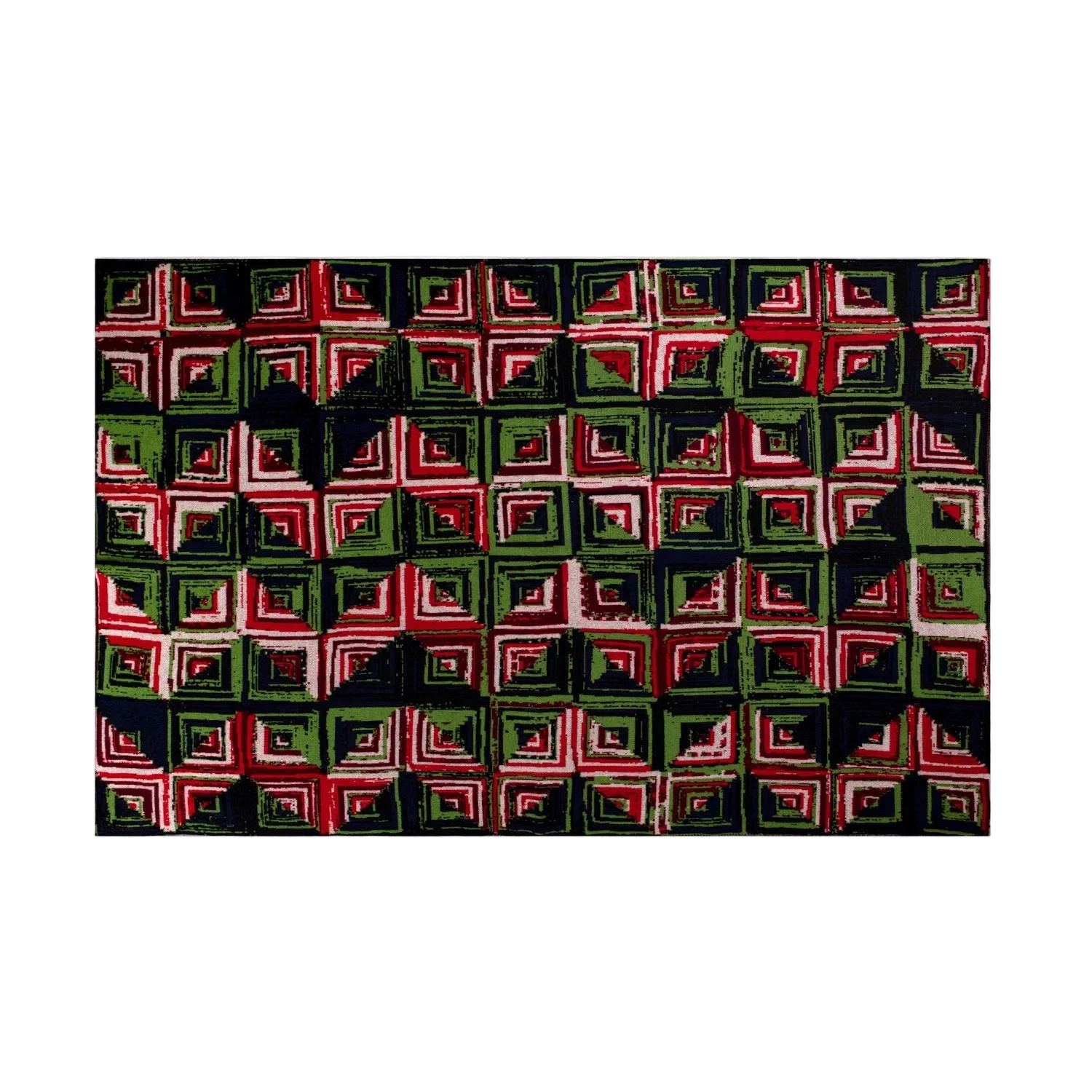 BARN RAISING Cashmere Blanket