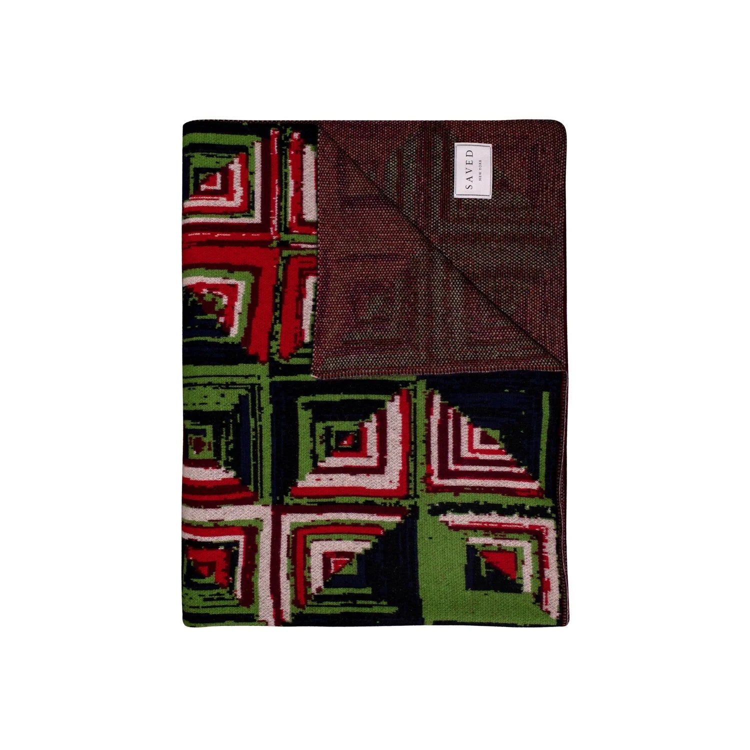 BARN RAISING Cashmere Blanket