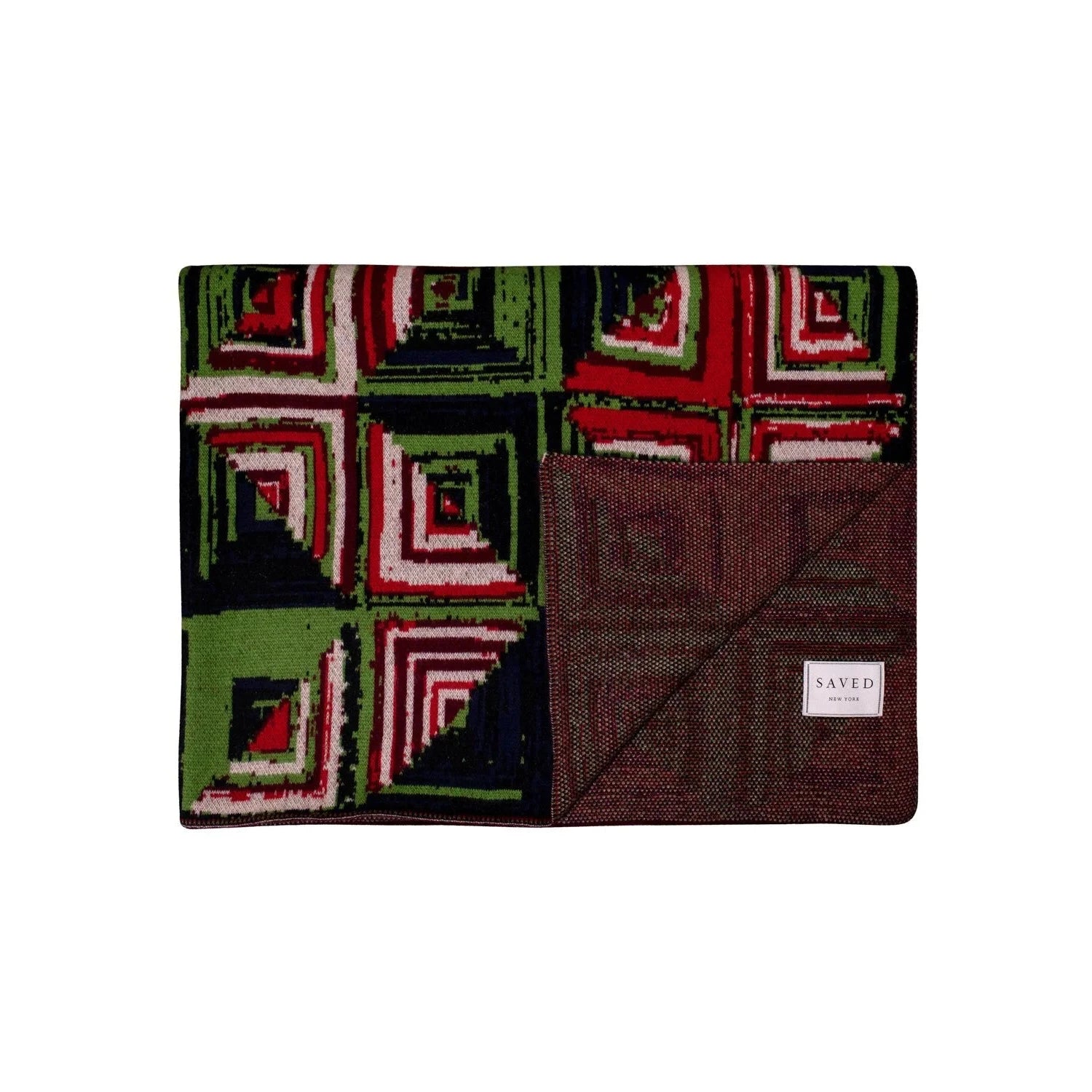 BARN RAISING Cashmere Blanket