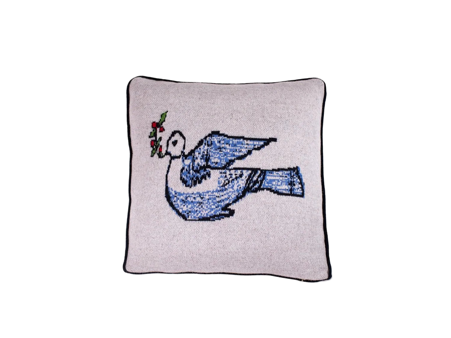 BIRD WITH BERRIES PILLOW