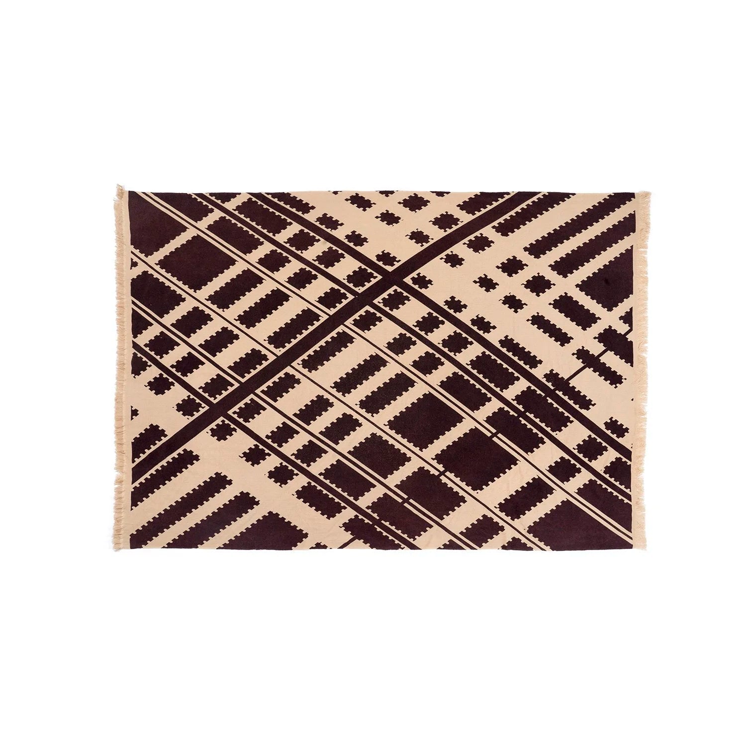 BLOCKPRINT Woven Cashmere Throws