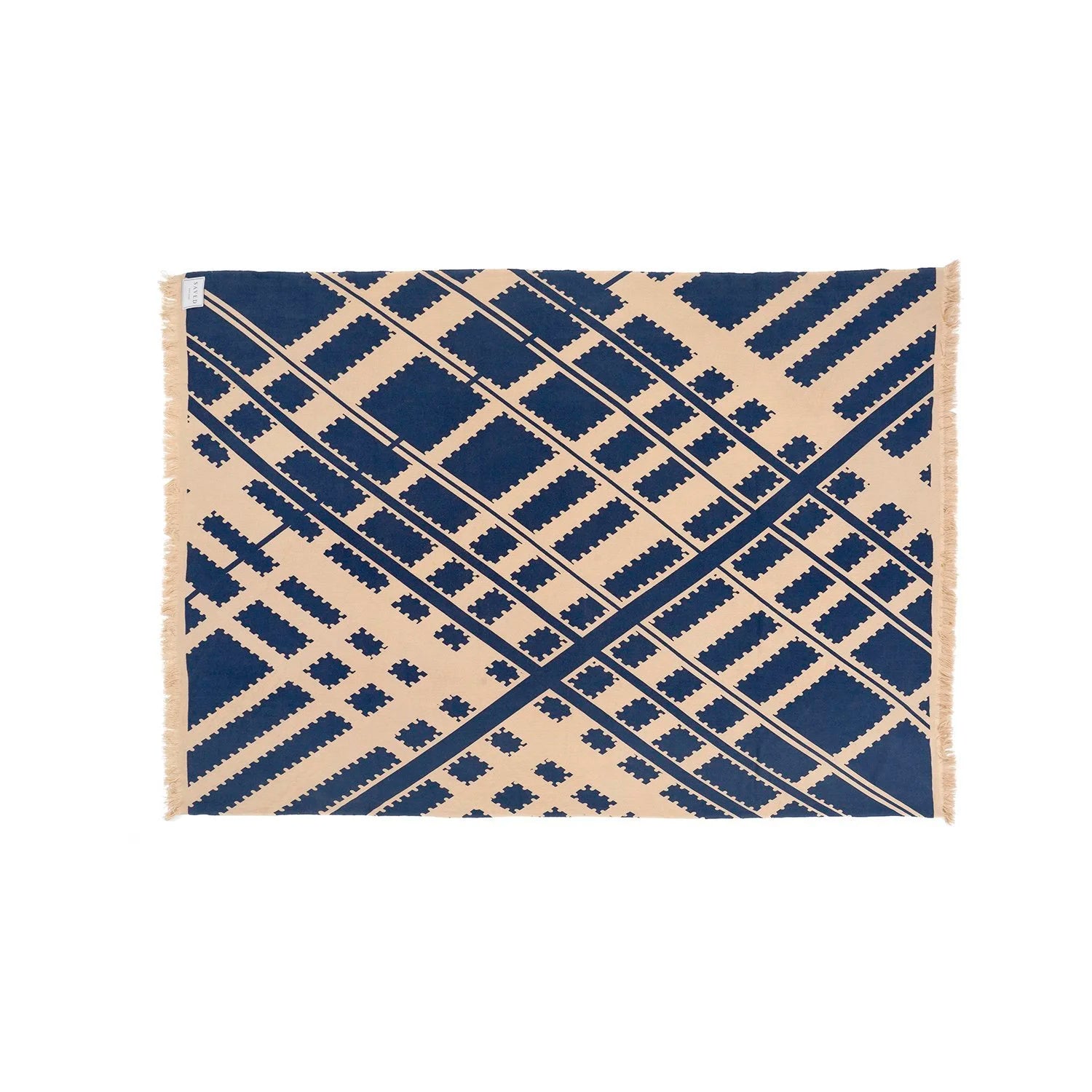 BLOCKPRINT Woven Cashmere Throws