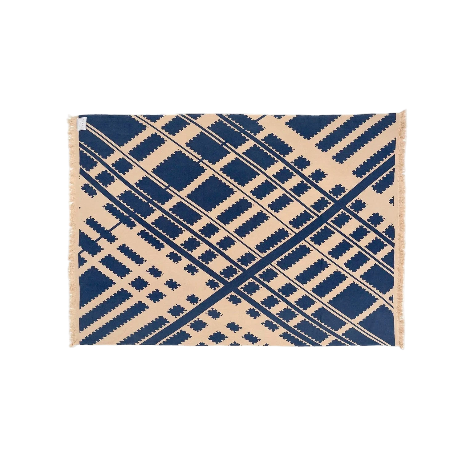 BLOCKPRINT Woven Cashmere Throws