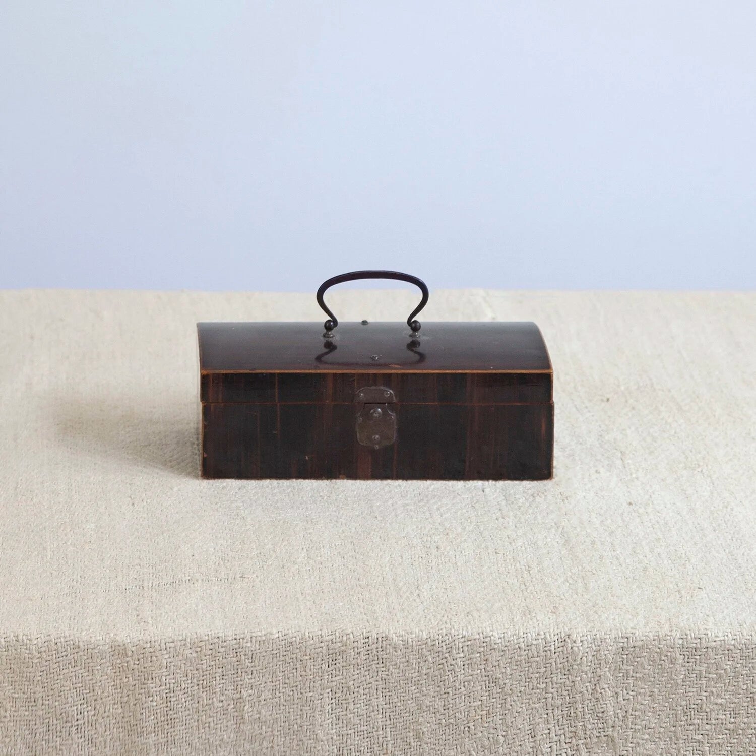 BIEDERMEIER SEWING BOX WITH IVORY TOOL