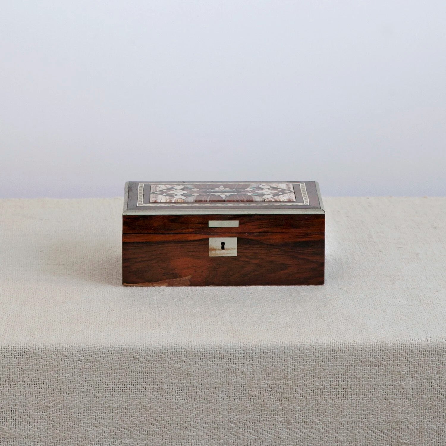 PIETRA DURA INLAY BOX