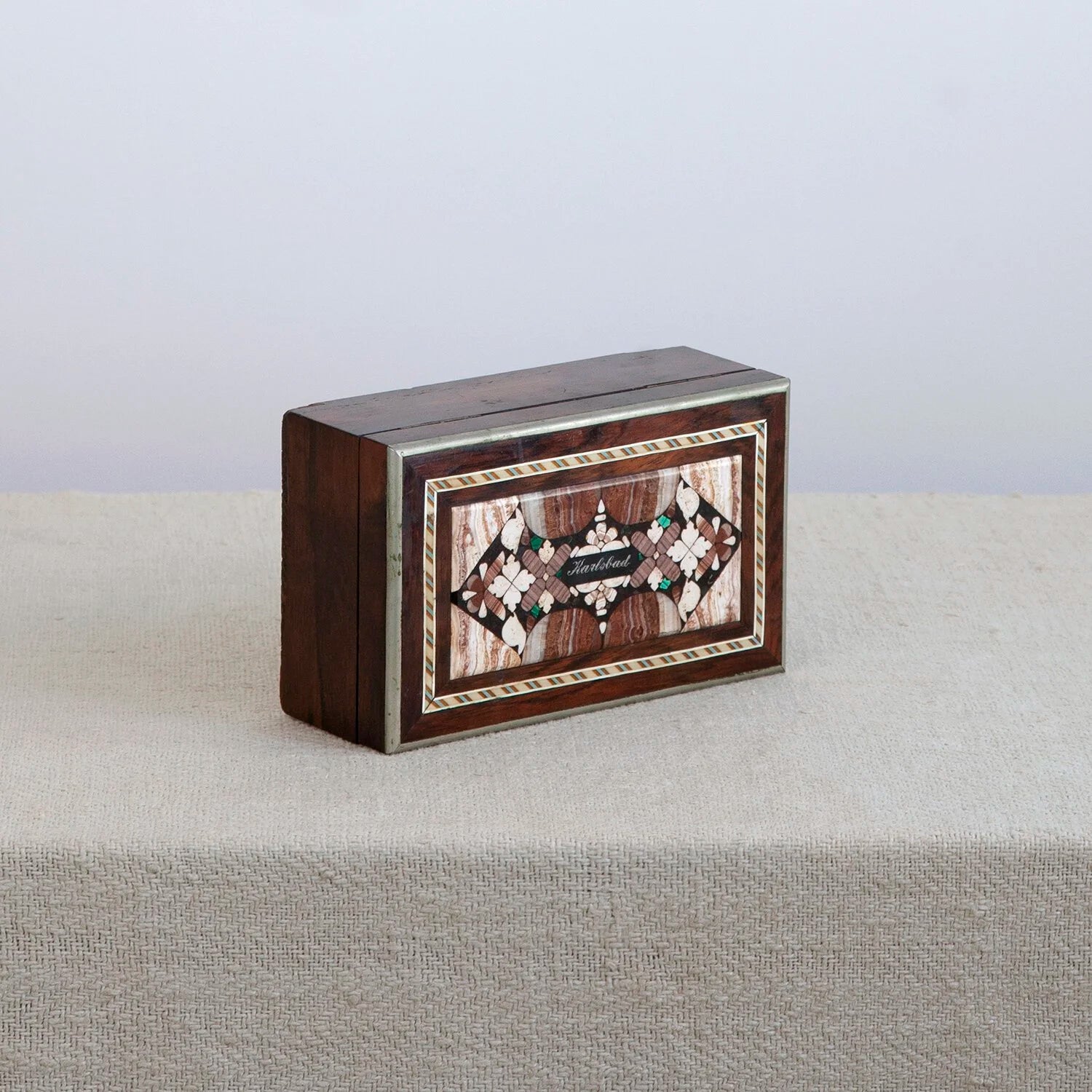 PIETRA DURA INLAY BOX