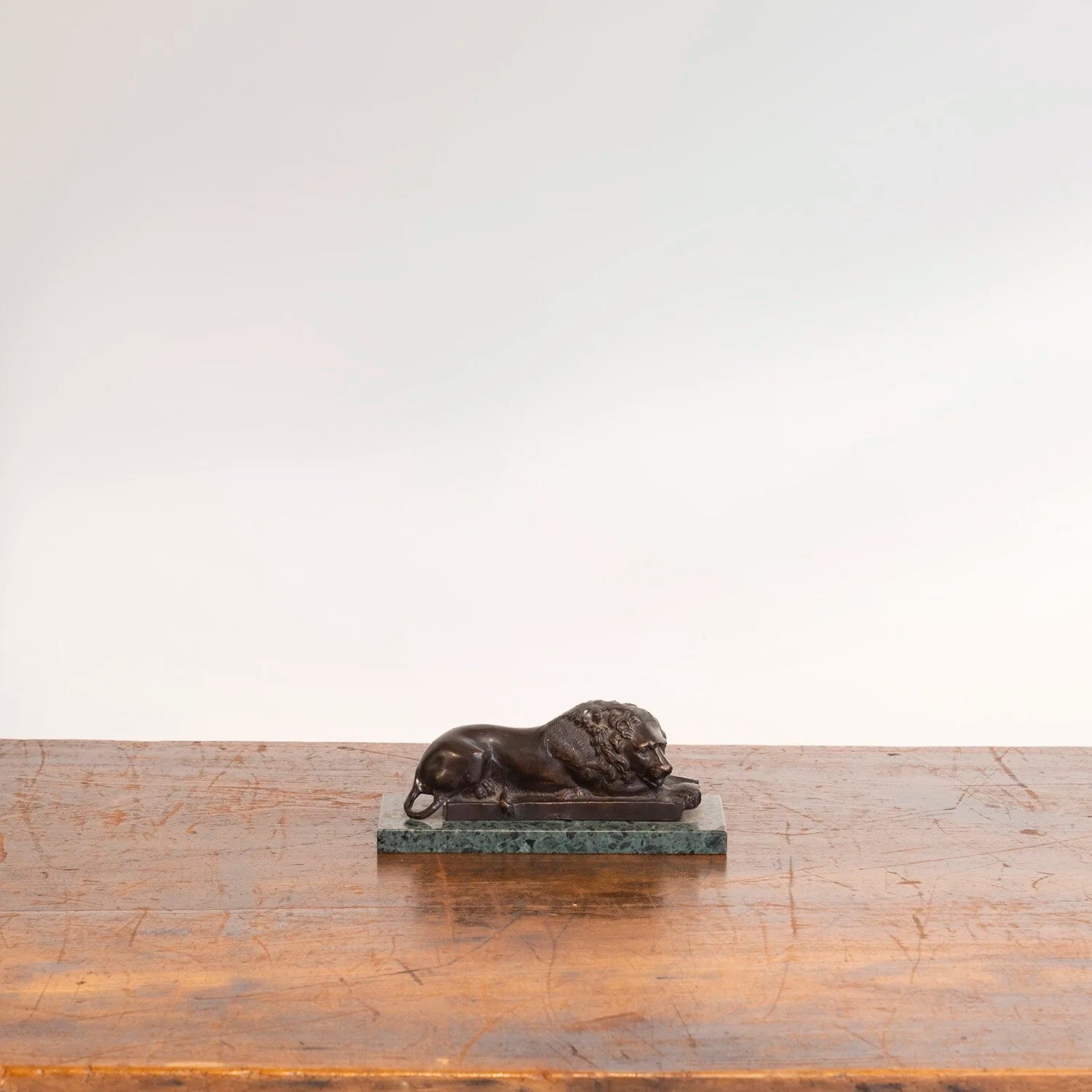 BRONZE LION SCULPTURE
