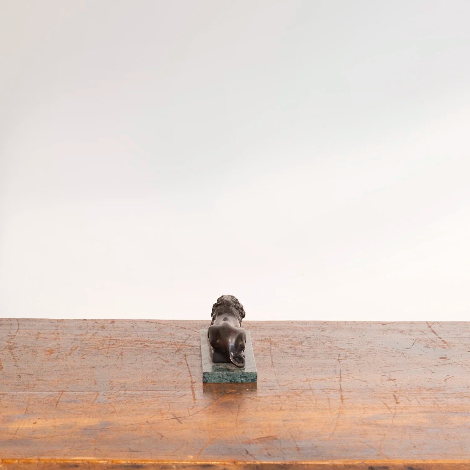 BRONZE LION SCULPTURE