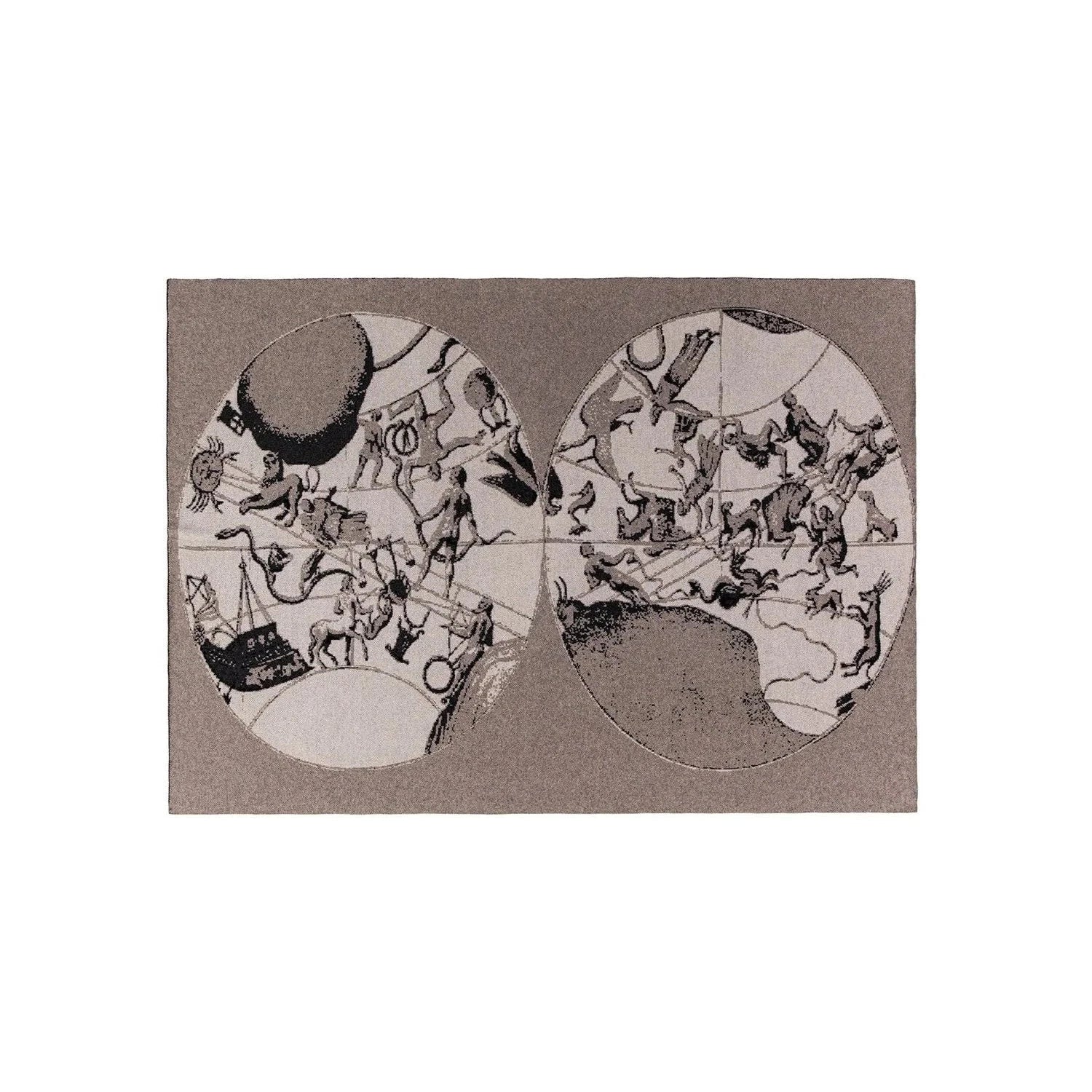 CELESTIAL GLOBE Cashmere Blanket