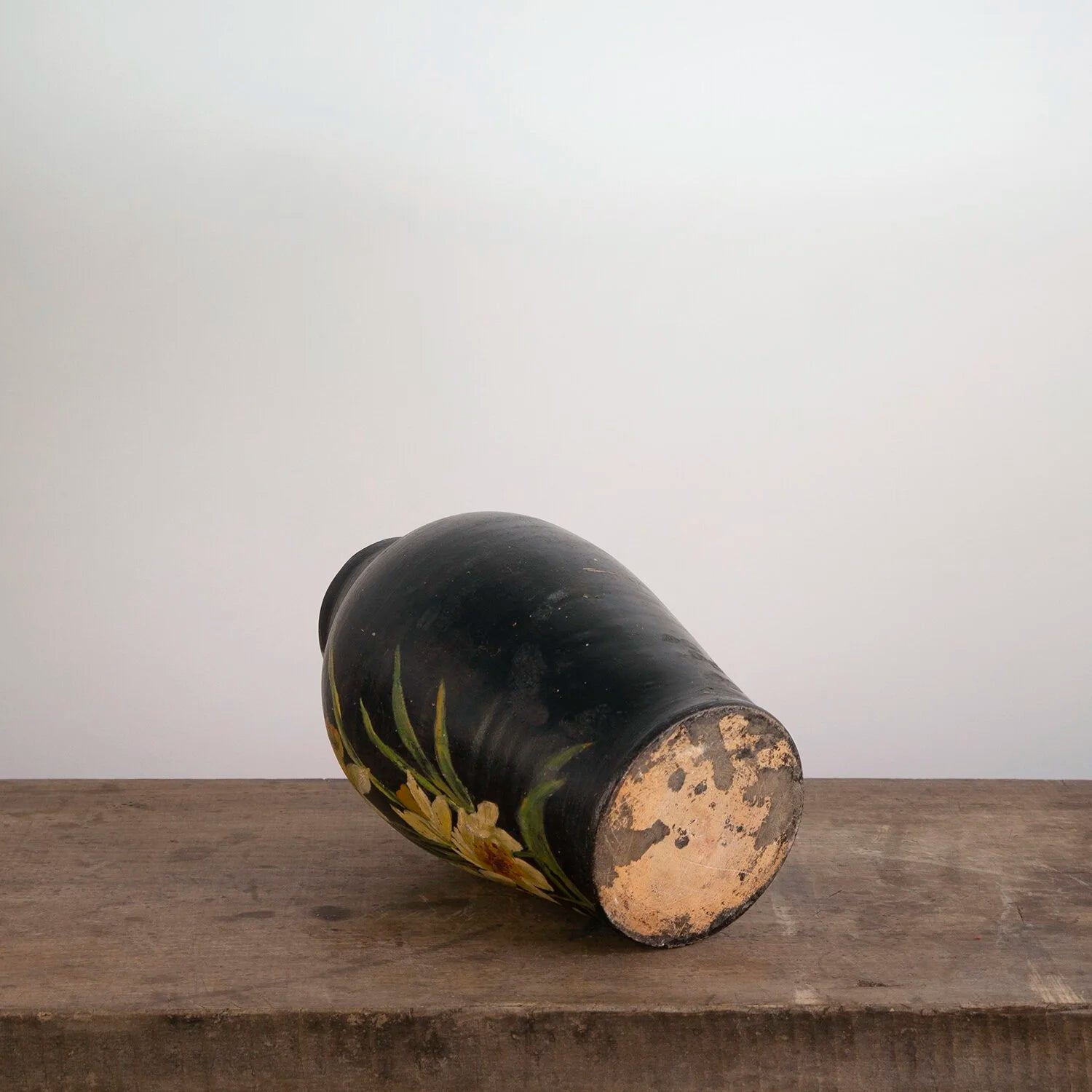 FOLK ART POTTERY VASE