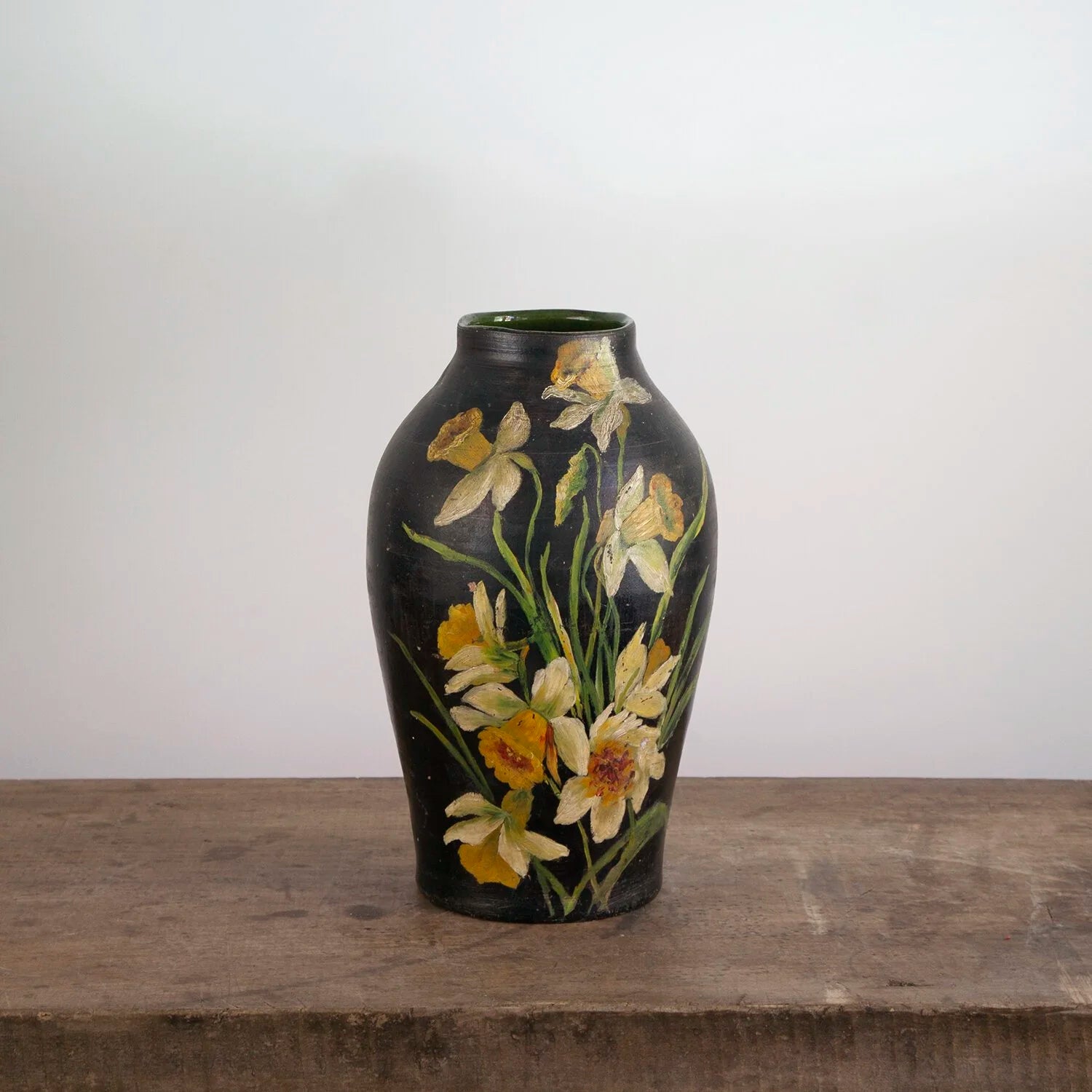 FOLK ART POTTERY VASE