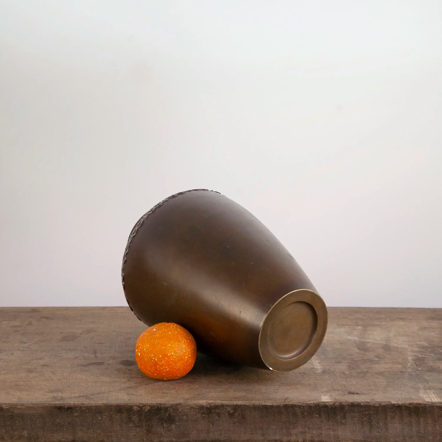 LARGE ART DECO BRONZE VASE