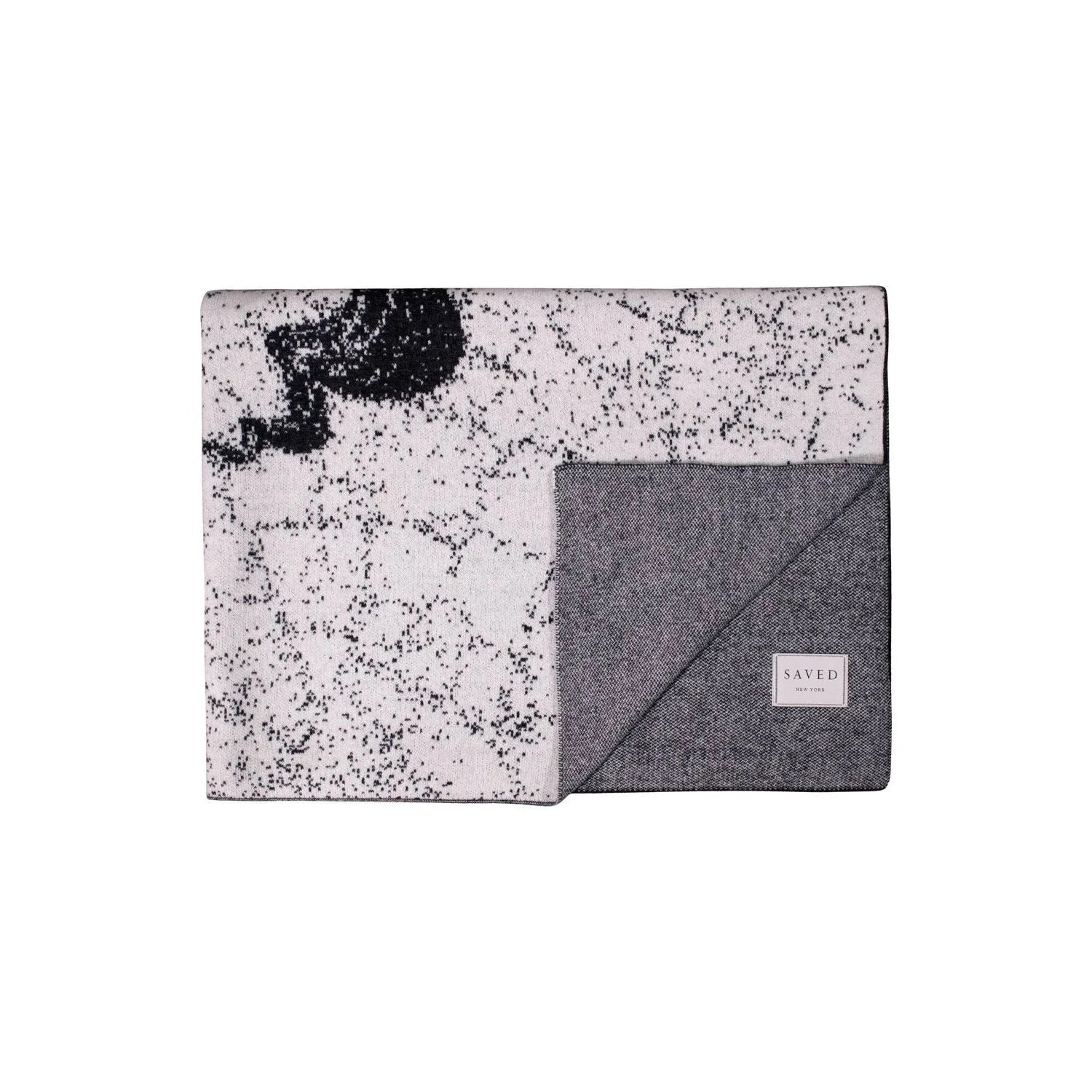 "CRAQUELURE" Cashmere Blanket