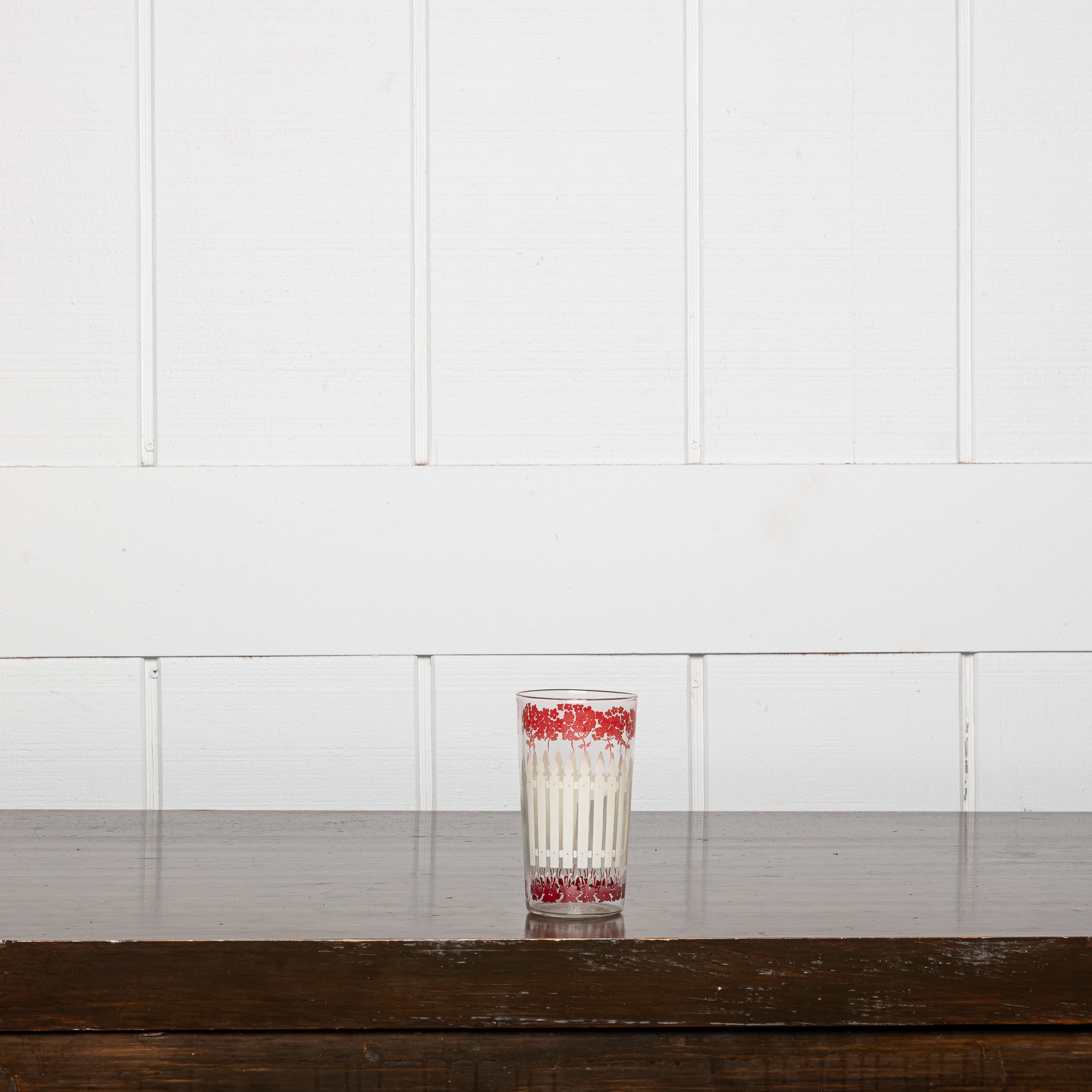 Vintage Glass Lemonade Set with Pitcher and Tumblers