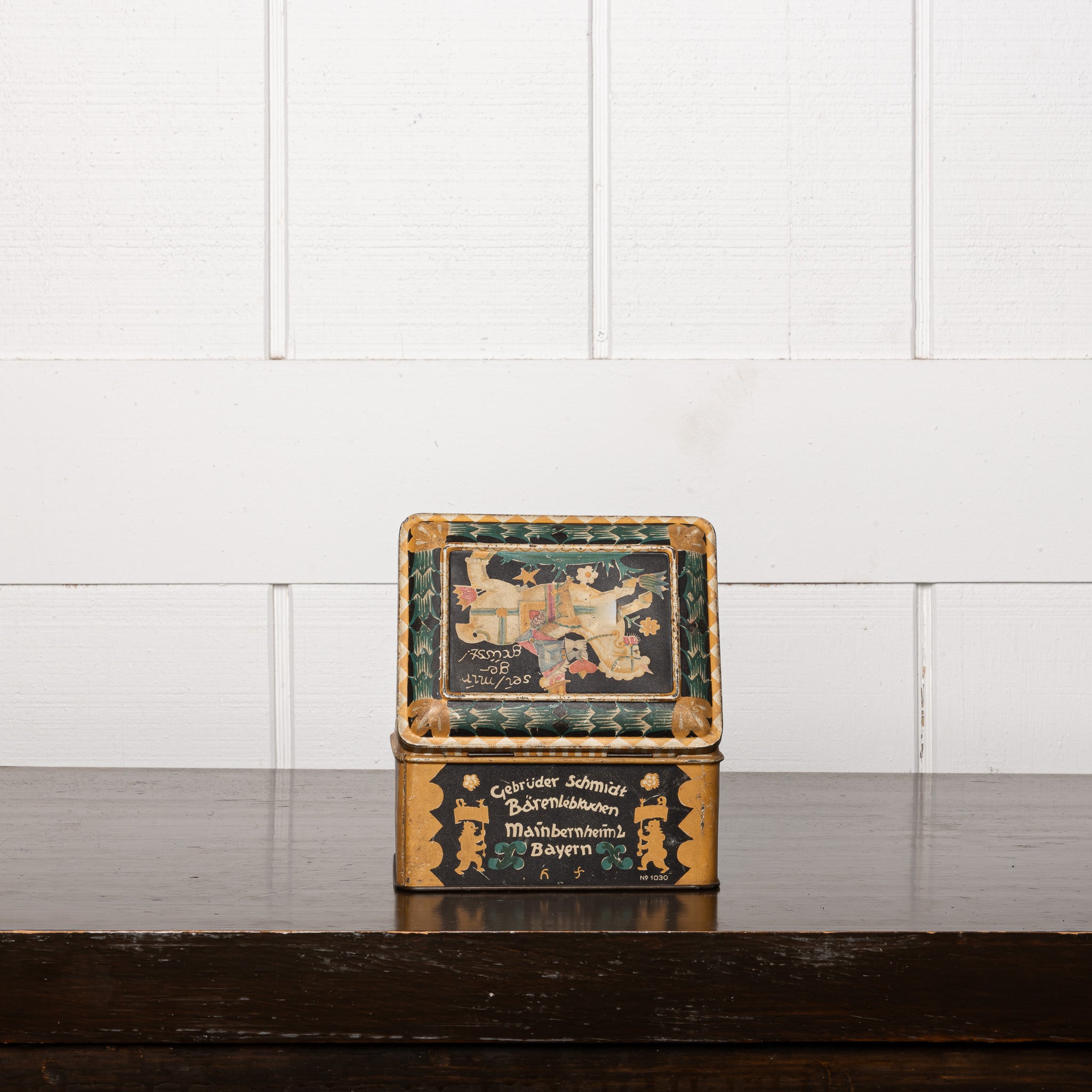 Early 20th Century German Lithographed Tin Box