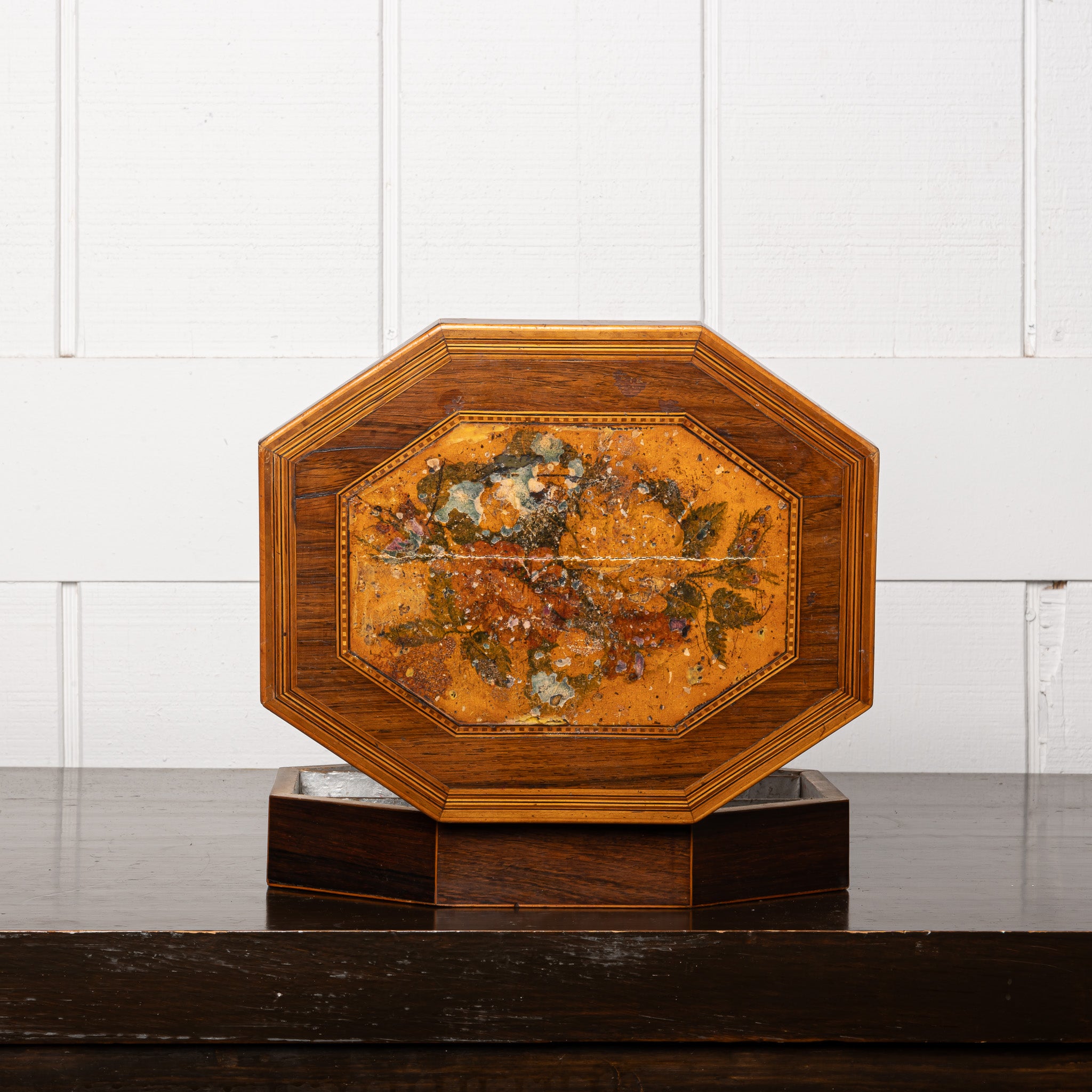 18th Century English Octagonal Sewing Box