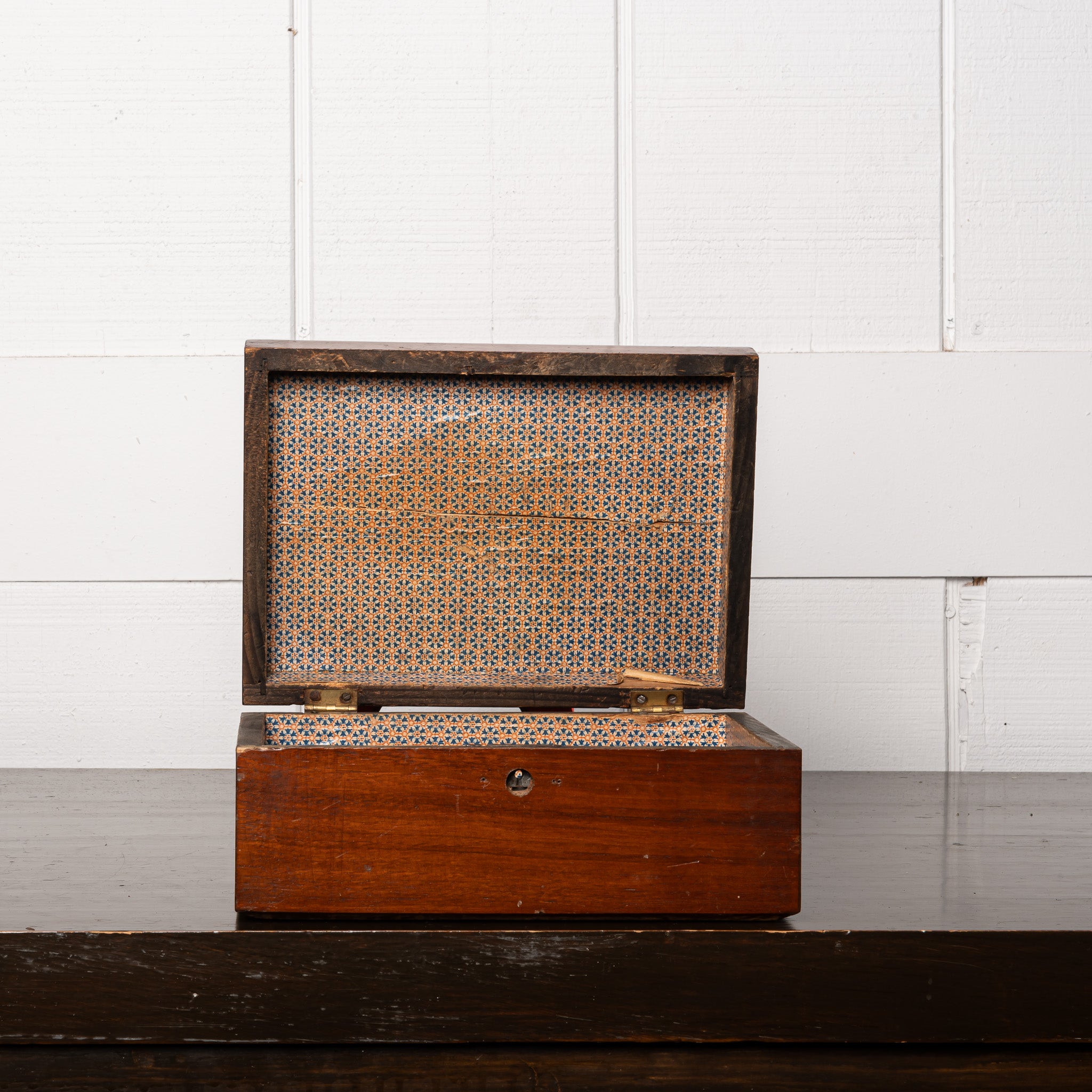 19th Century American Inlaid Folk Art Box