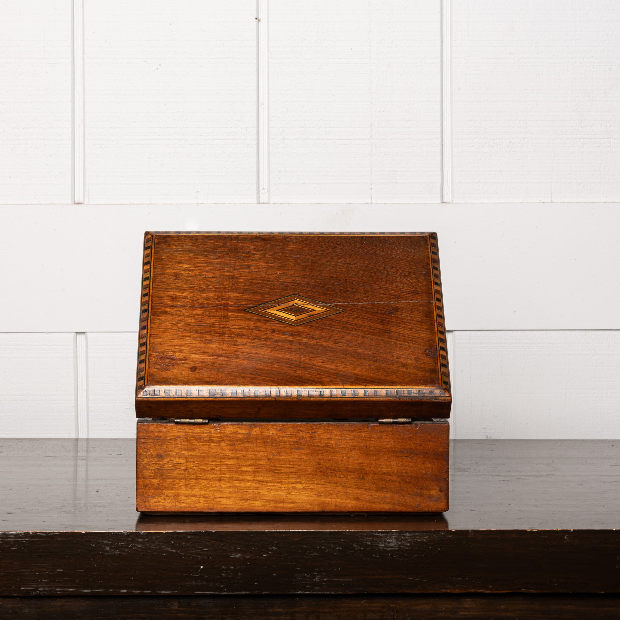 19th Century American Inlaid Folk Art Box