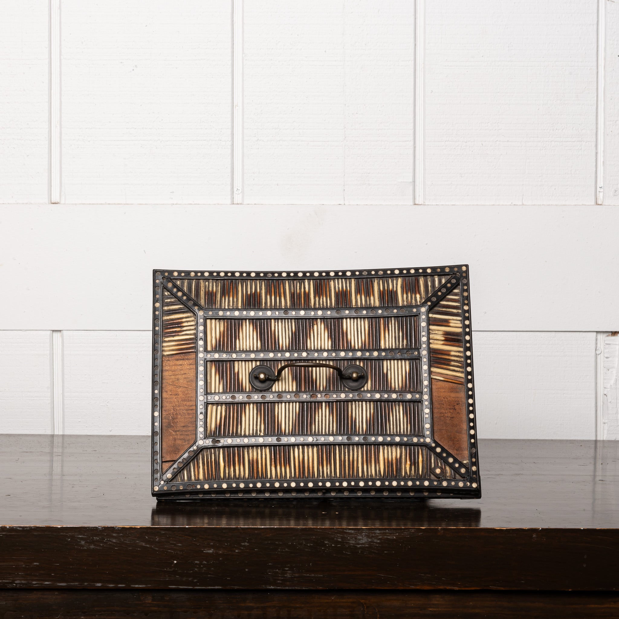 19th Century English Quillwork Caddy