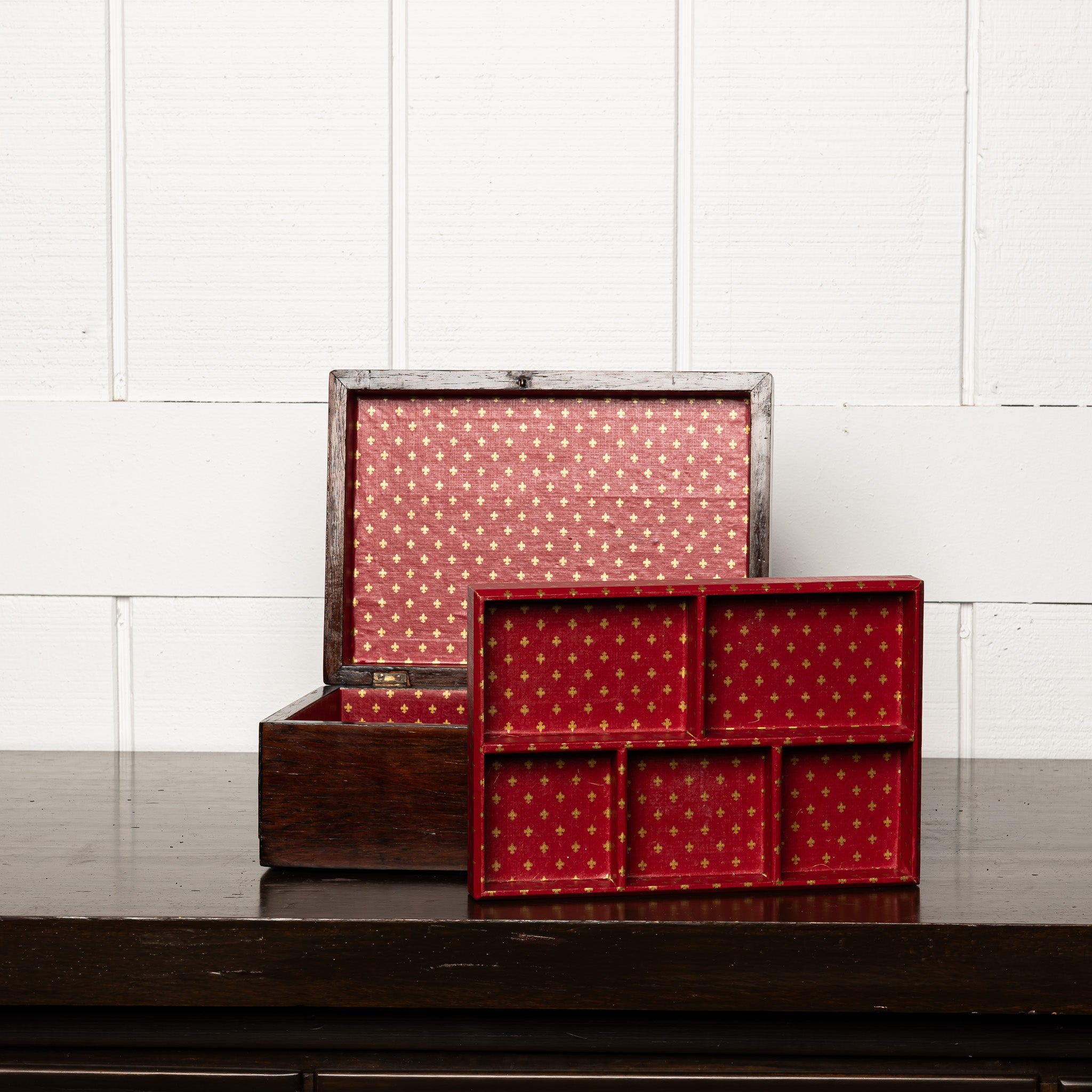 19th Century English Mother-of-Pearl Inlaid Box