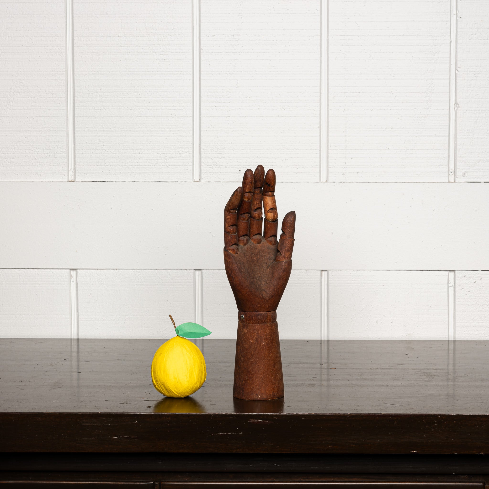 19th Century Hand-Carved Wooden Artist Mannequin Hand