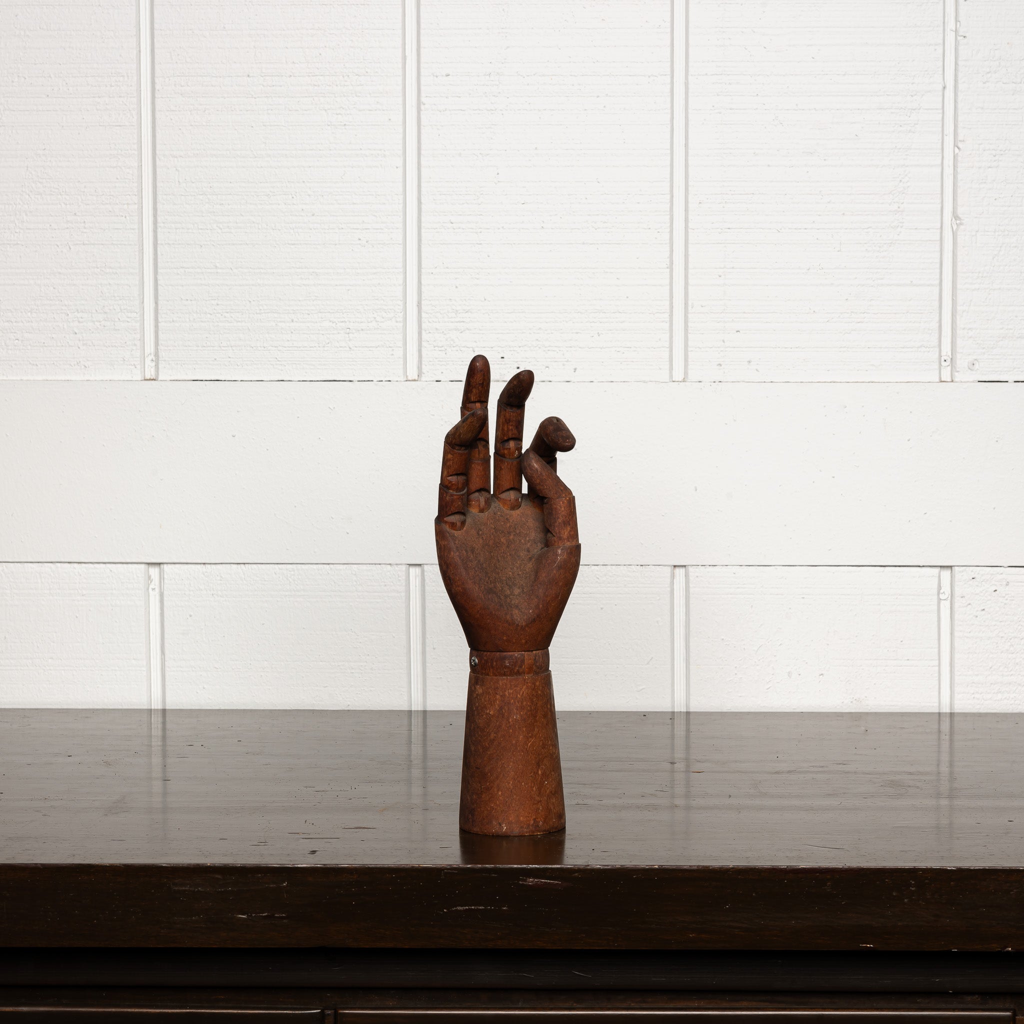 19th Century Hand-Carved Wooden Artist Mannequin Hand