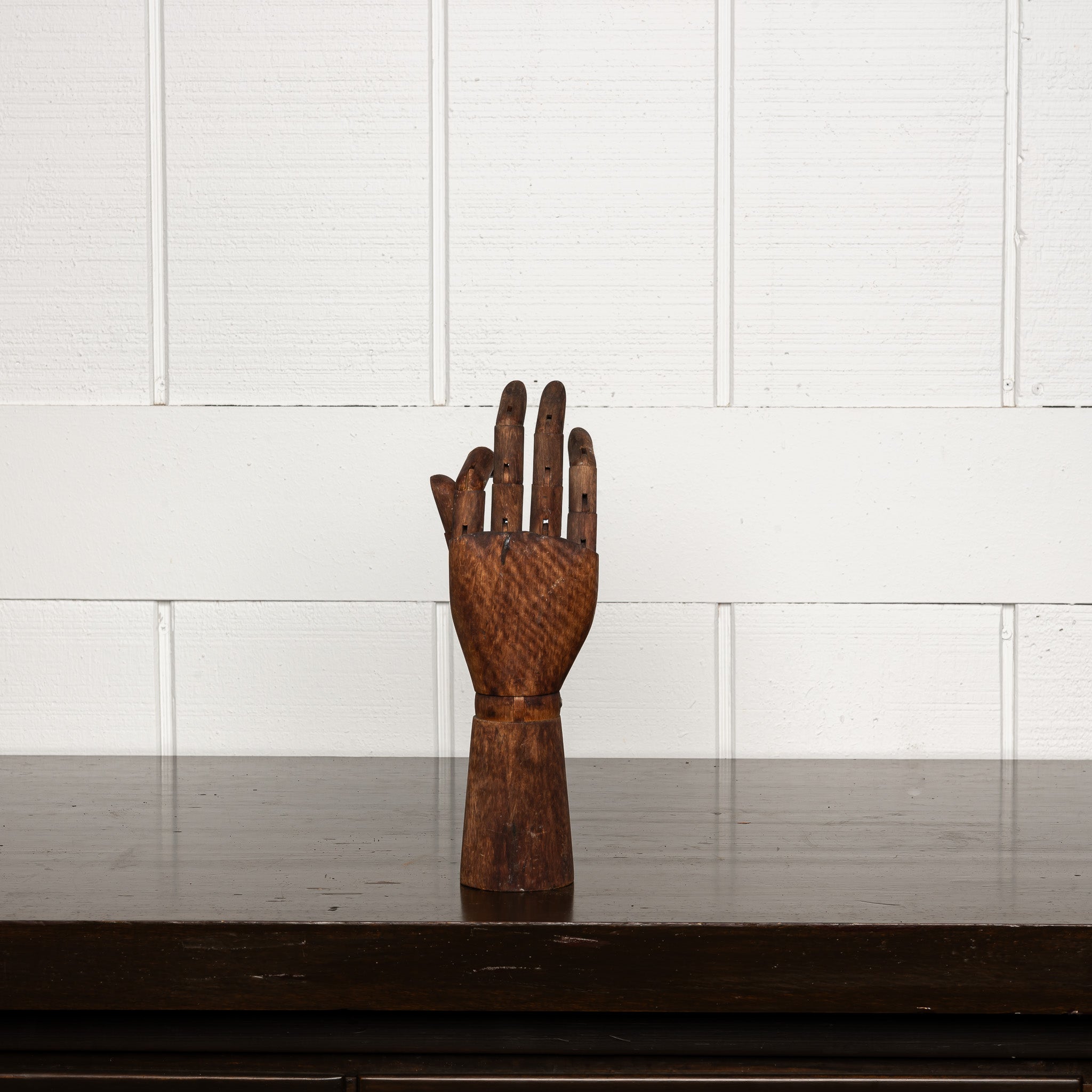 19th Century Hand-Carved Wooden Artist Mannequin Hand