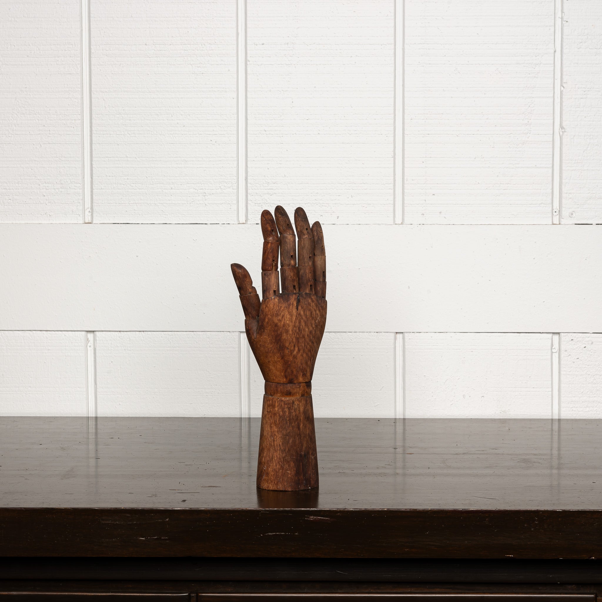 19th Century Hand-Carved Wooden Artist Mannequin Hand