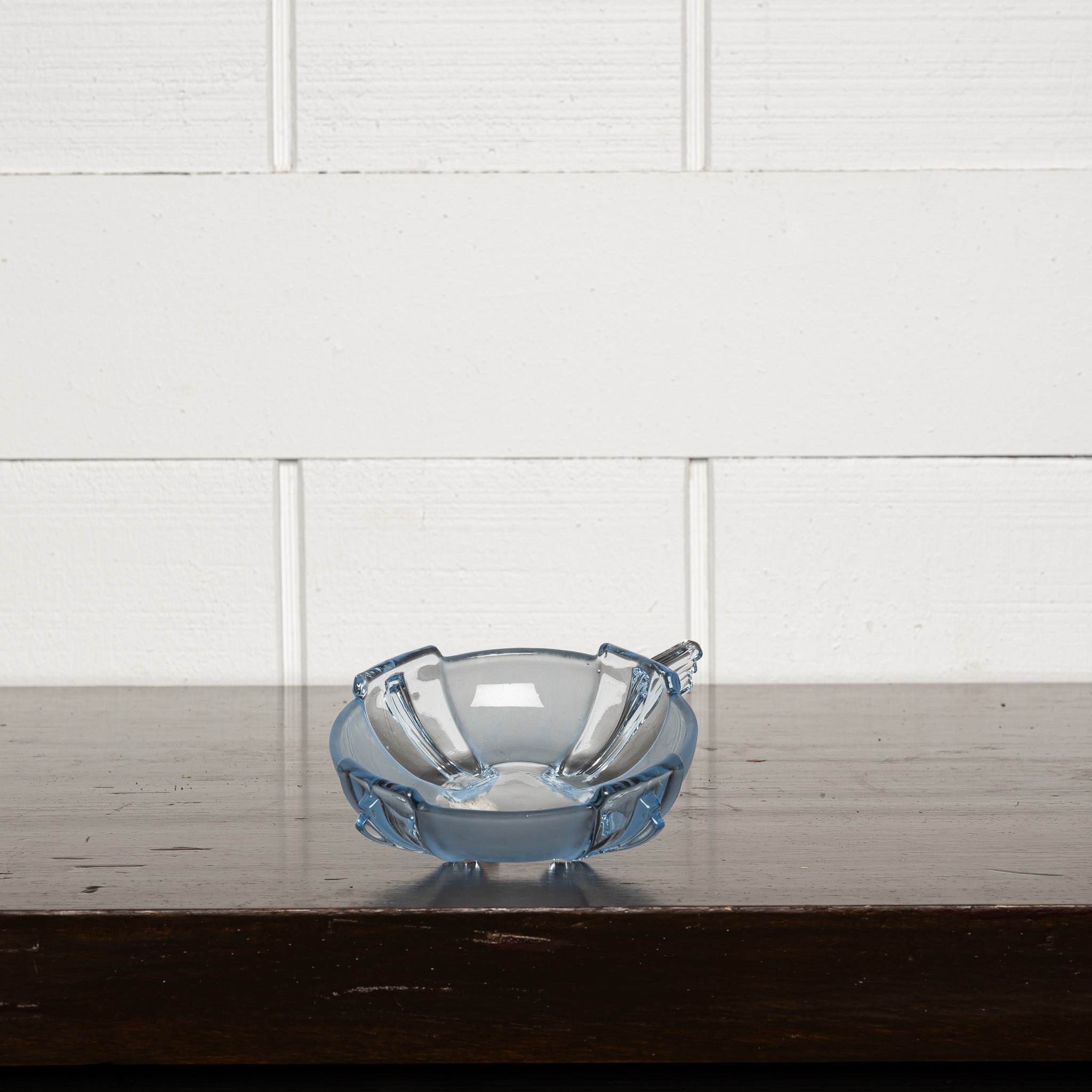 Set of Italian Pressed‑Glass Art Deco Nut Dishes