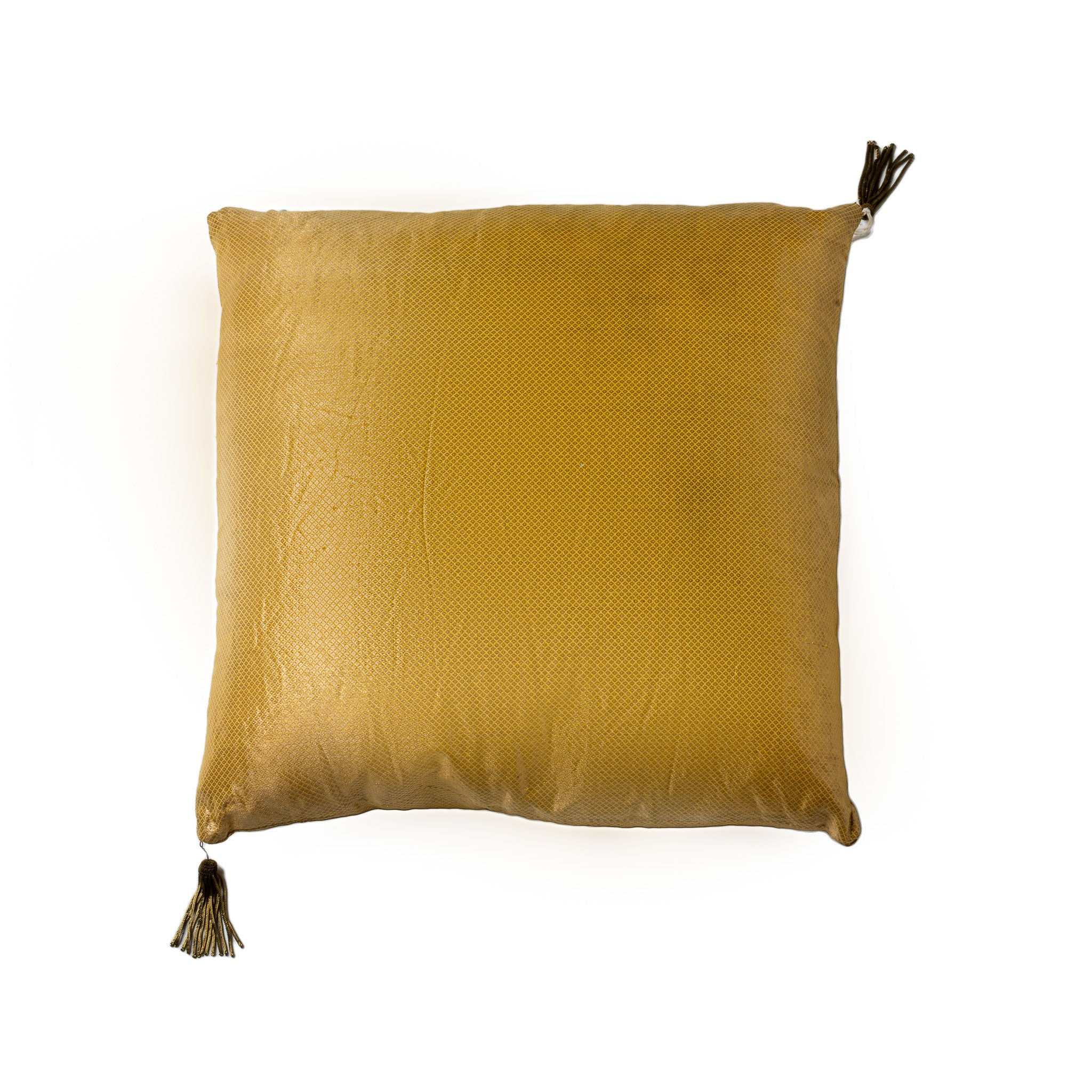 French Gold Bullion Embroidered Pillow