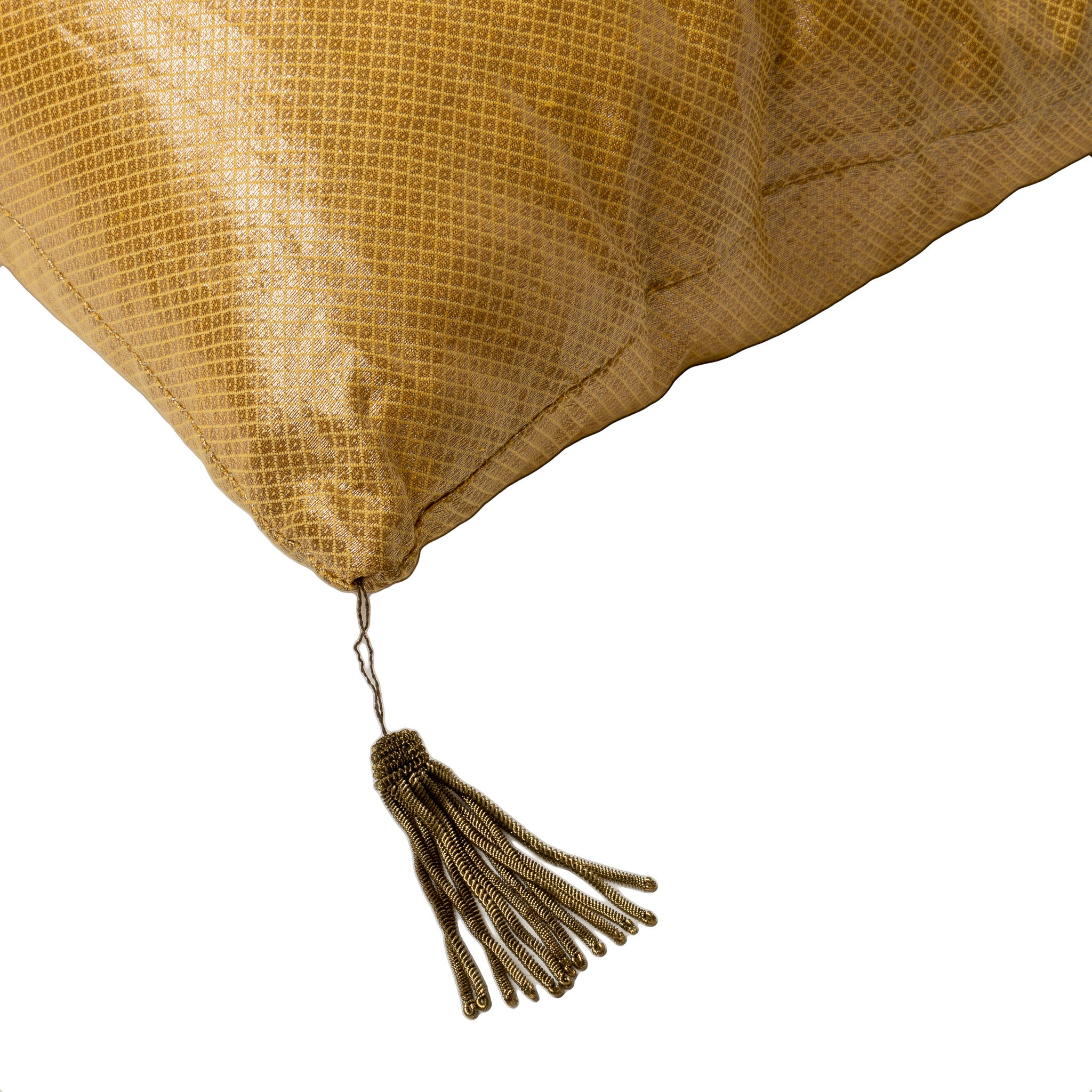 French Gold Bullion Embroidered Pillow