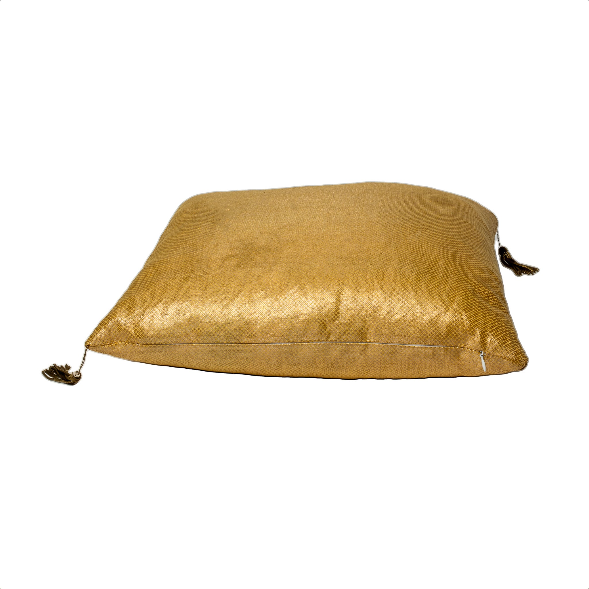 French Gold Bullion Embroidered Pillow