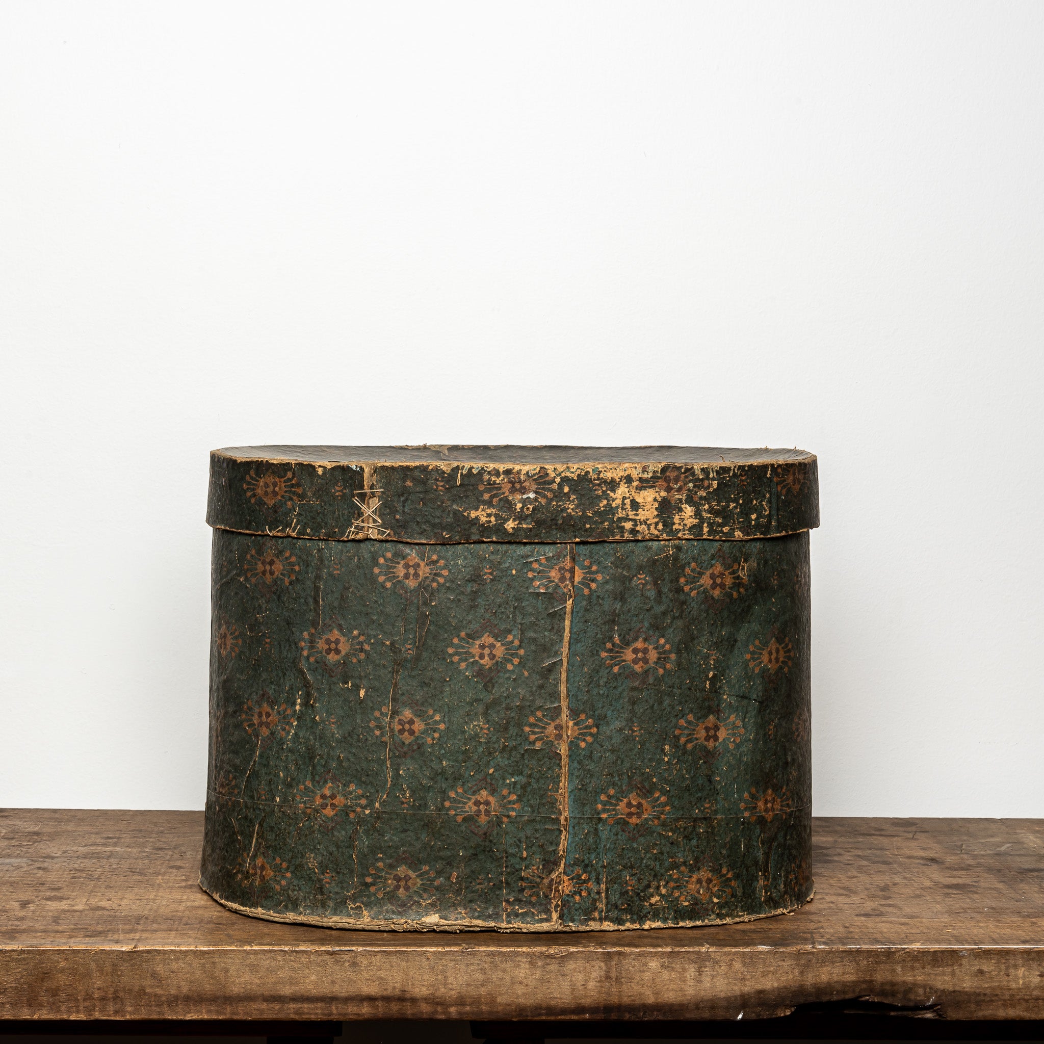 19th c. wallpaper box green