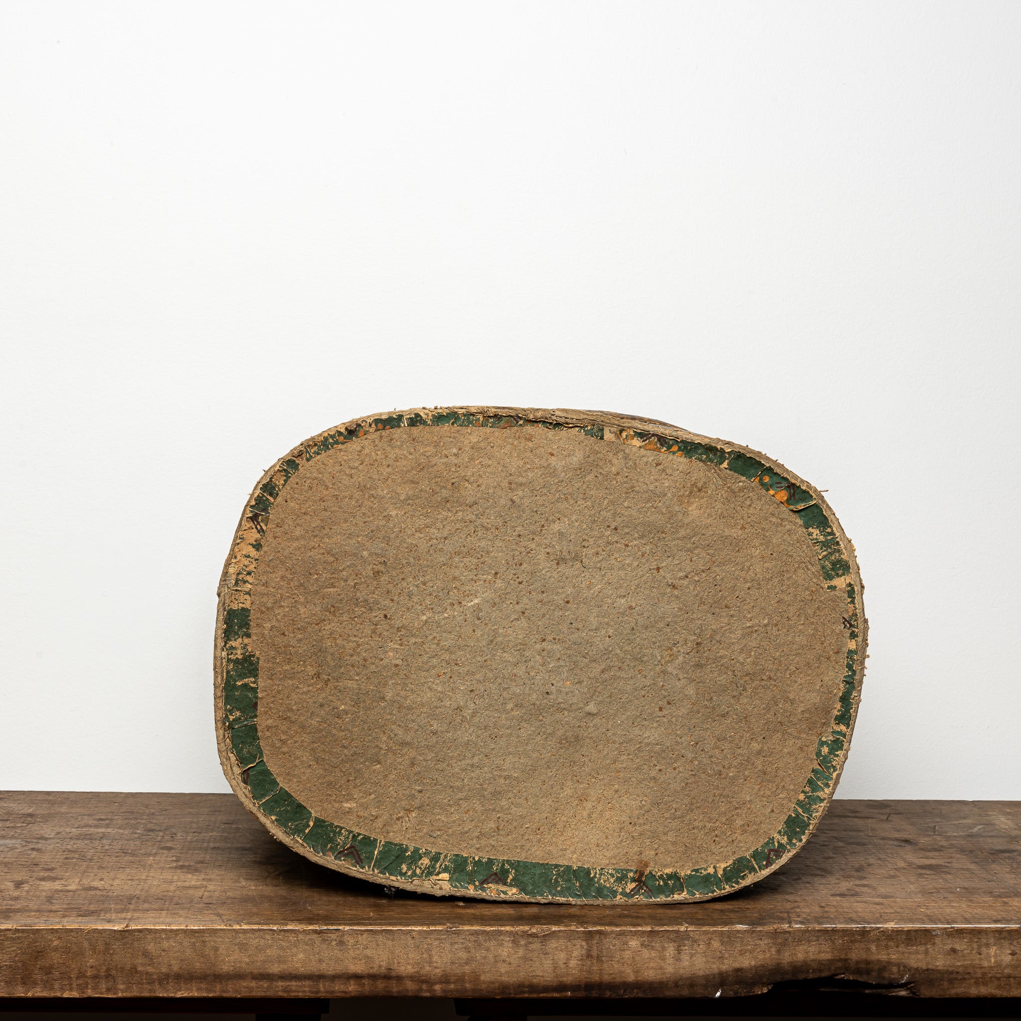 19th c. wallpaper box green