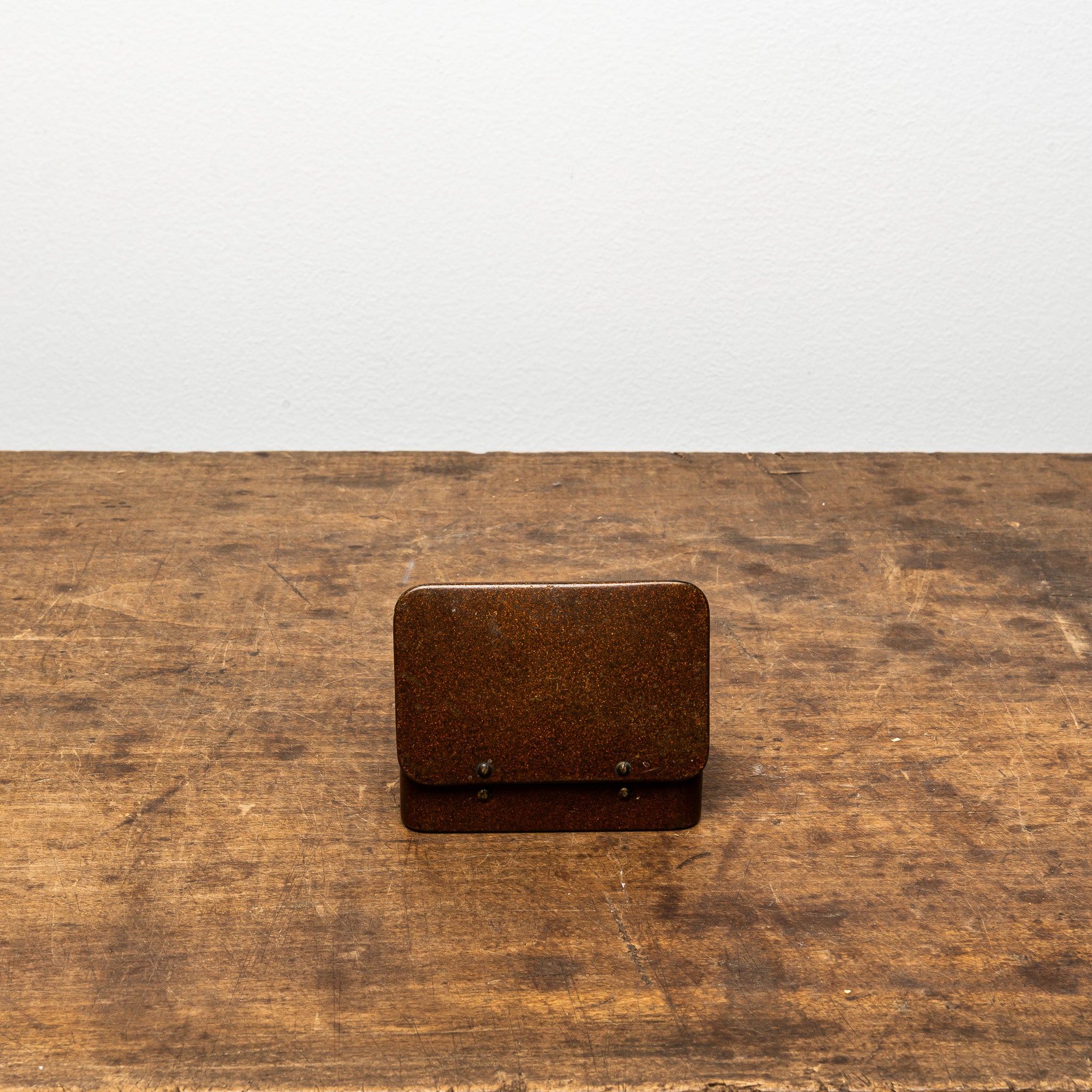 19th Century Table Snuff Box, Antique Lacquer Box