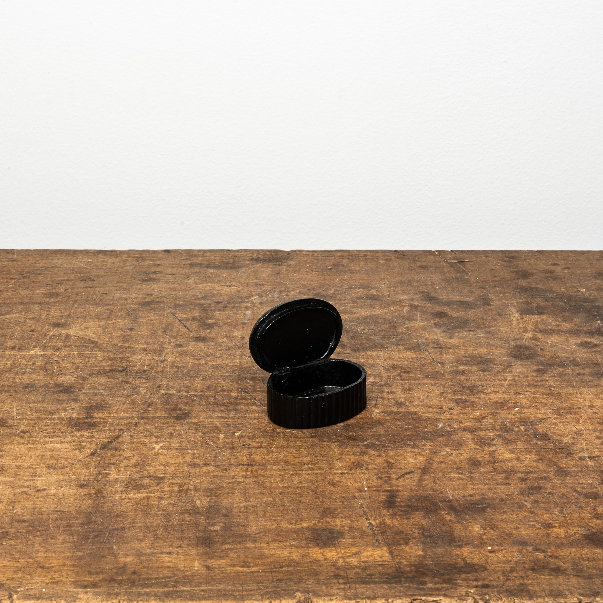 19th Century English Lacquer Snuff Box, Antique Decorative Box