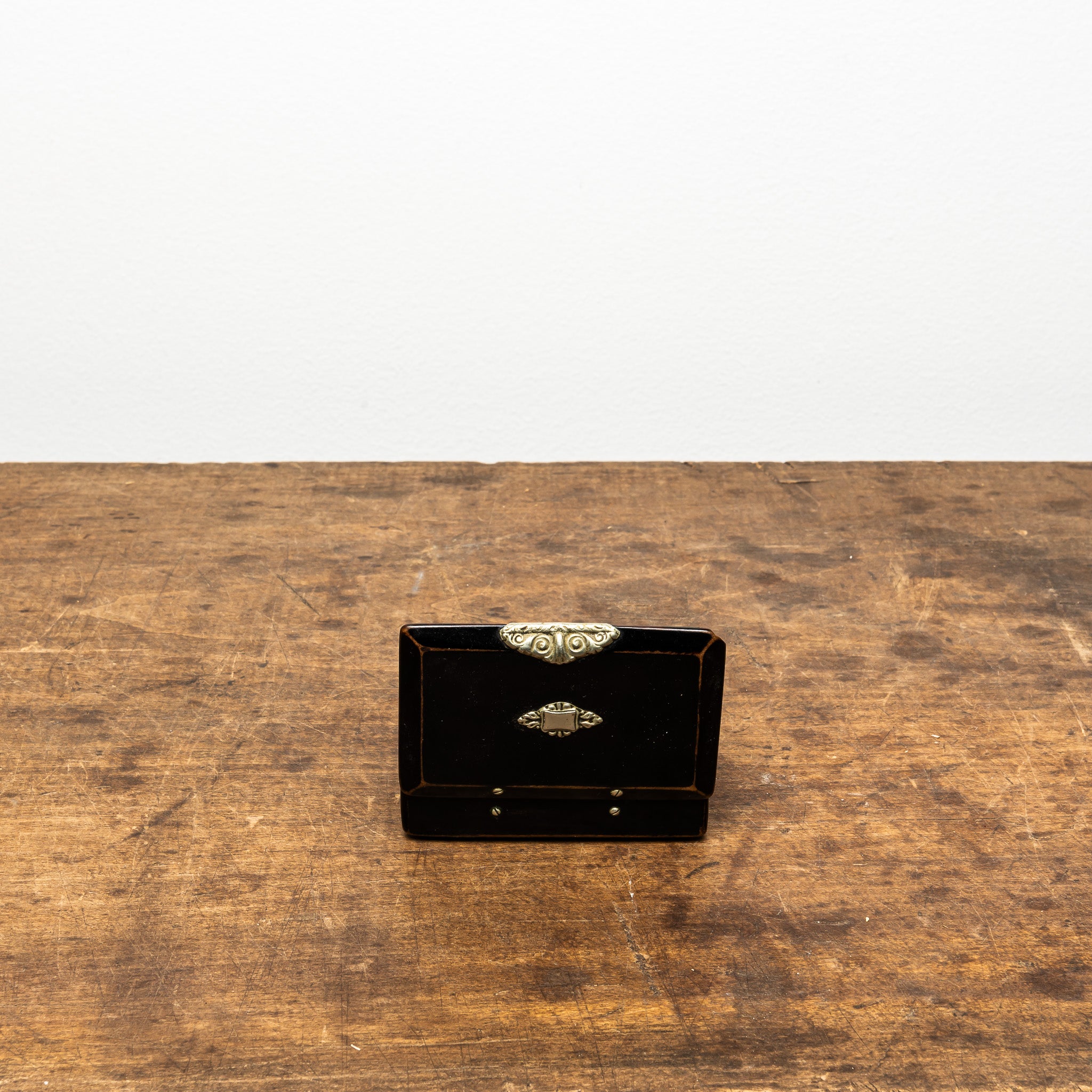 French Antique Papier‑Mâché Dish