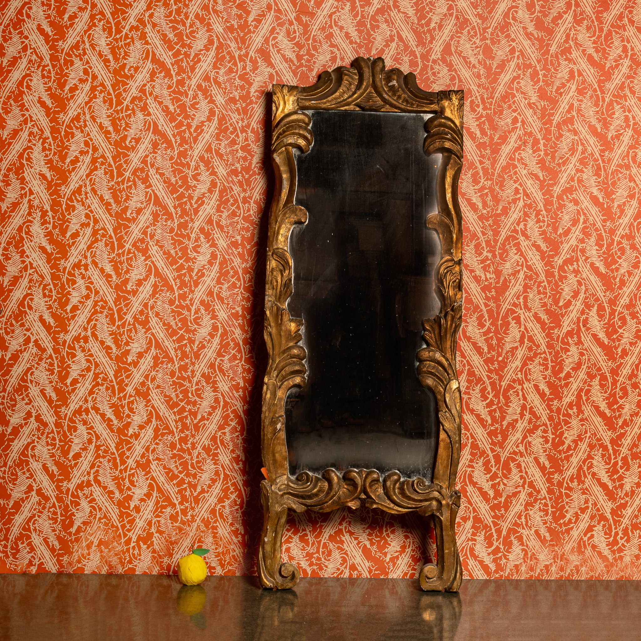 Italian carved gilt mirror, 18th/19th century