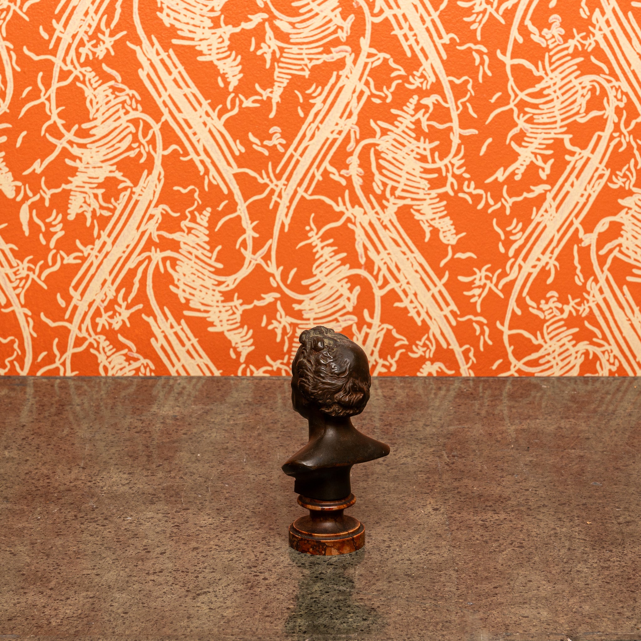 Grand Tour Bronze Bust — 19th Century