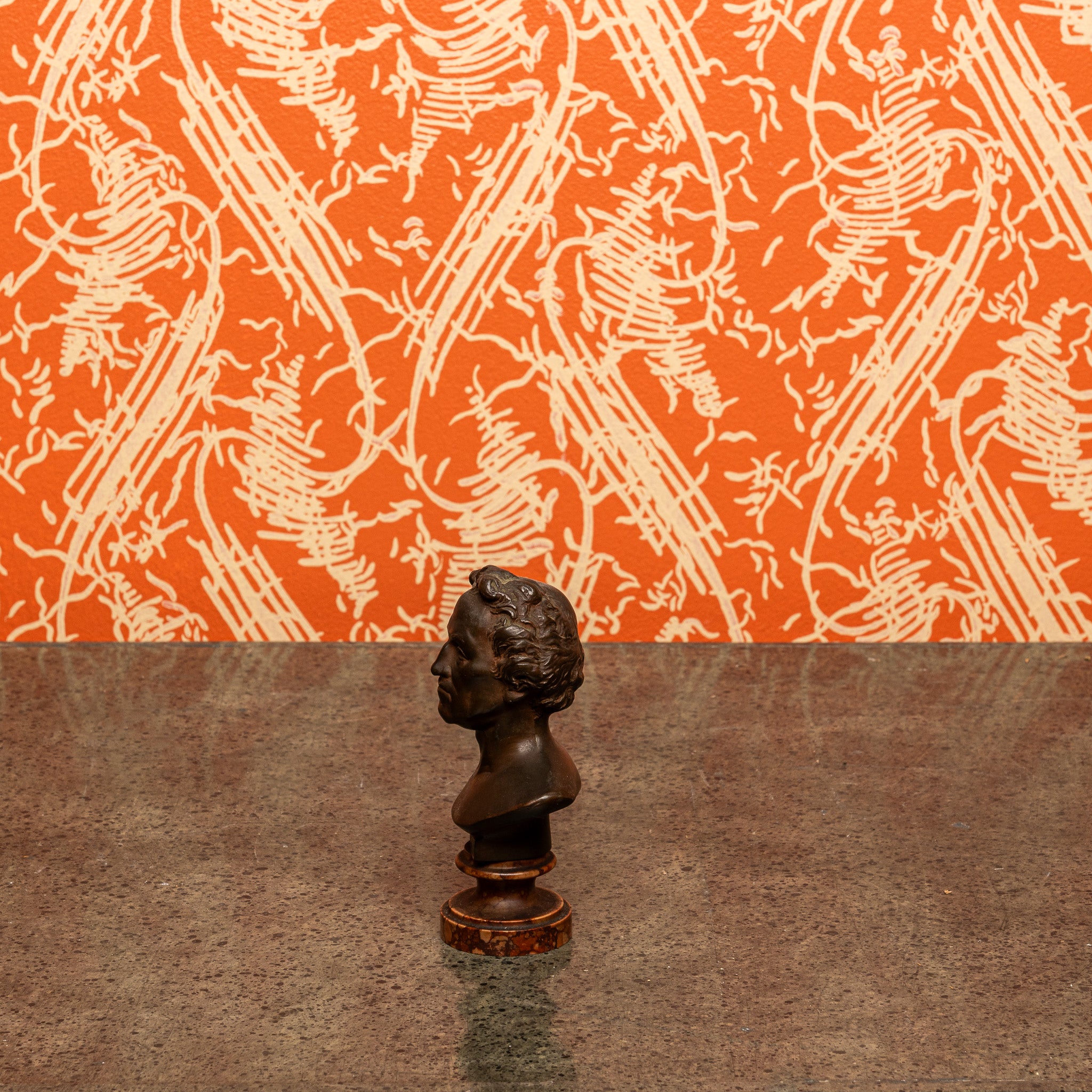 Grand Tour Bronze Bust — 19th Century